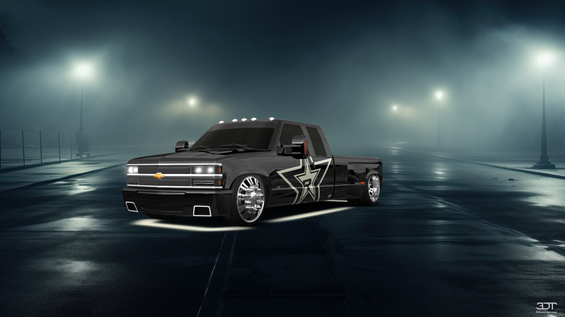 Chevrolet K3500 Extended Cab Pickup Truck 1988 tuning