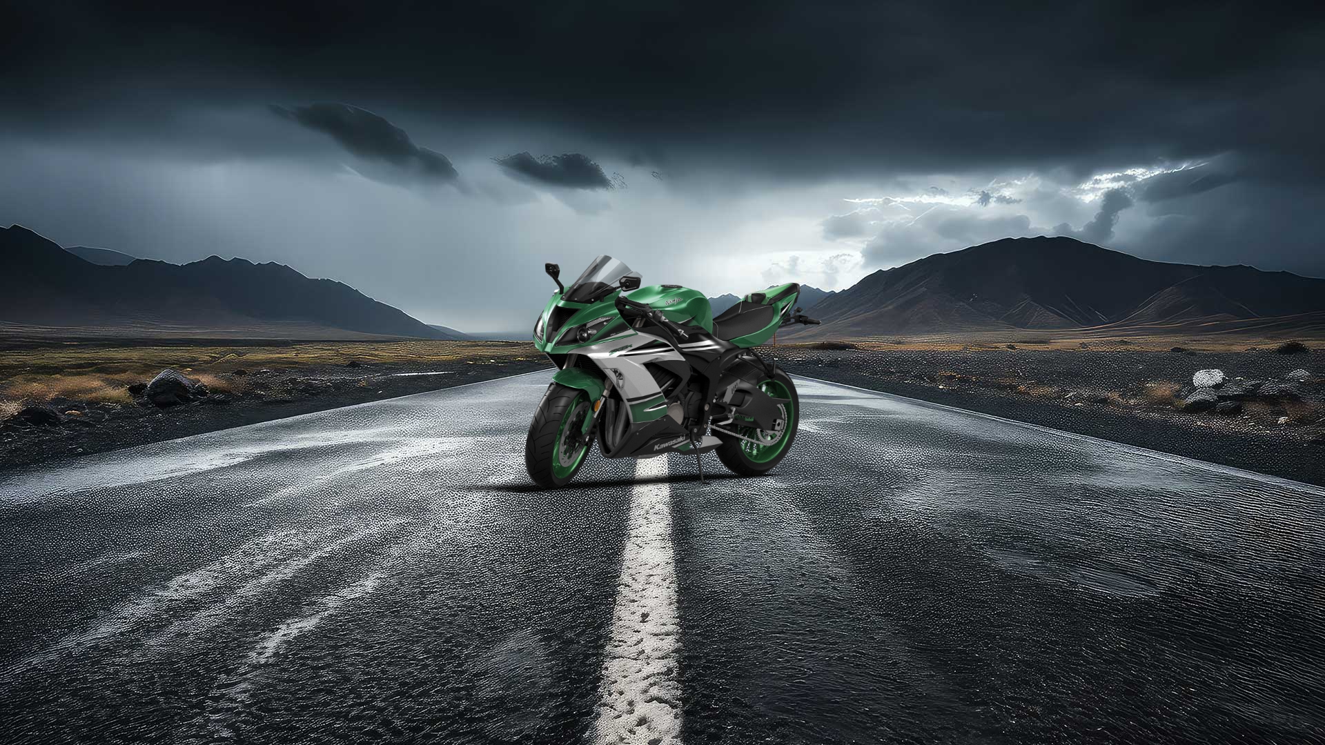Kawasaki Ninja ZX 6R Sport Bike 2015