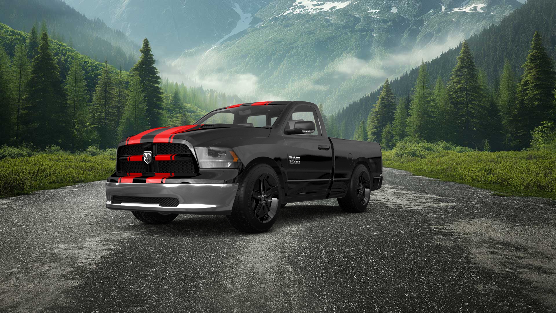 Dodge Ram 1500 6.4' box Regular Cab 2 Door pickup truck 2009