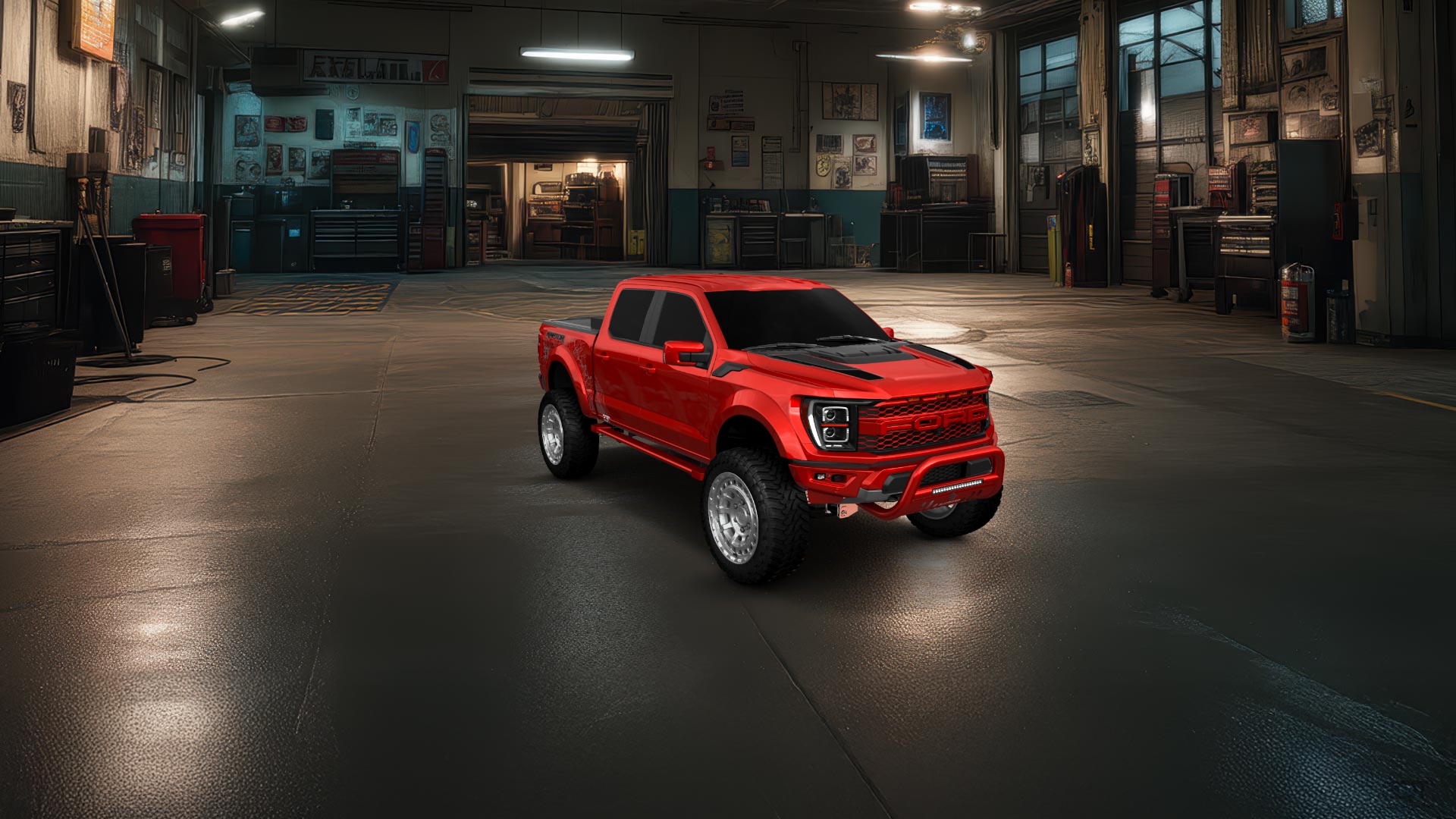 Ford F-150 Raptor 4 Door pickup truck 2021 tuning