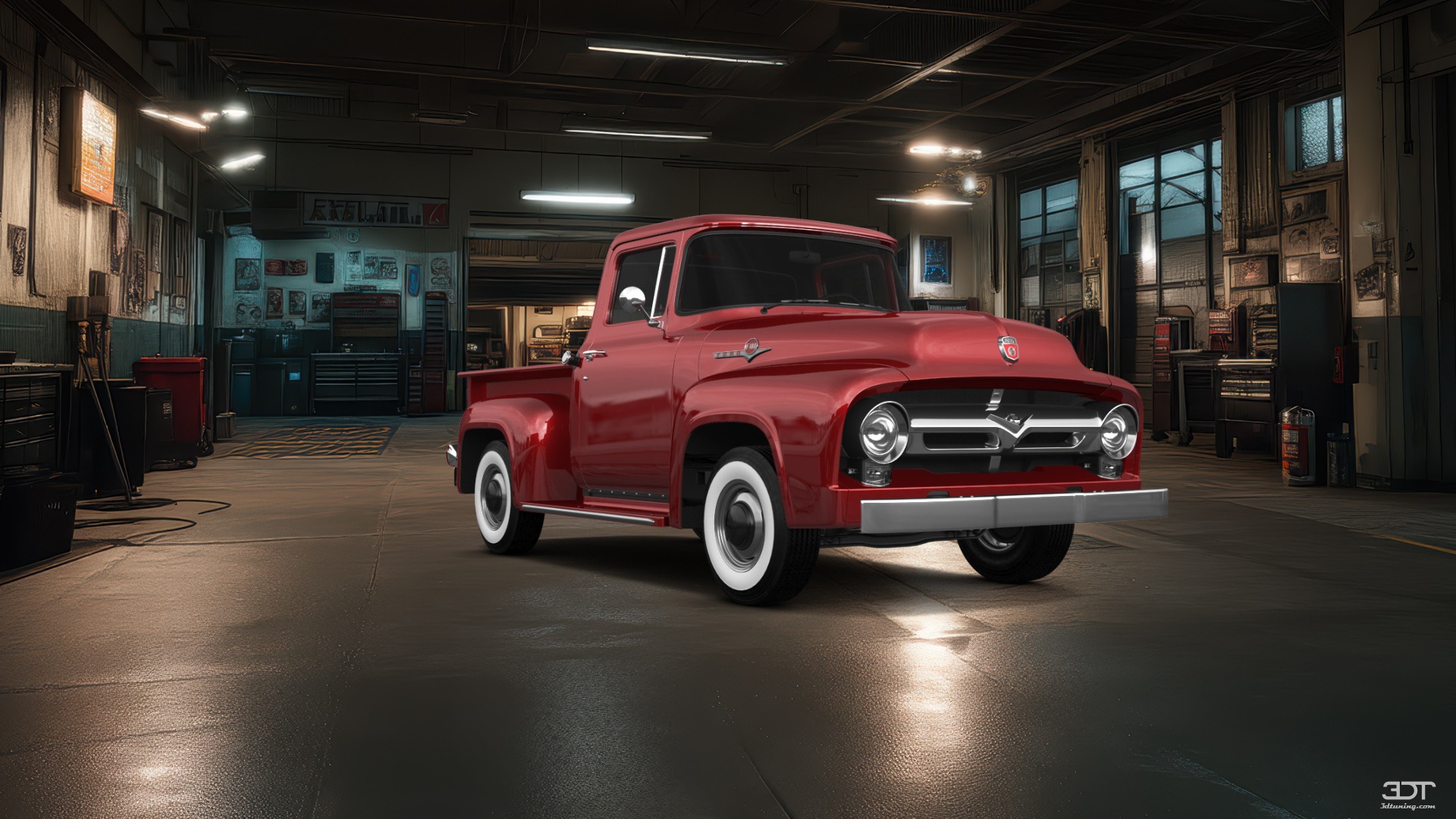 Ford F-100 2 Door truck 1956 Images