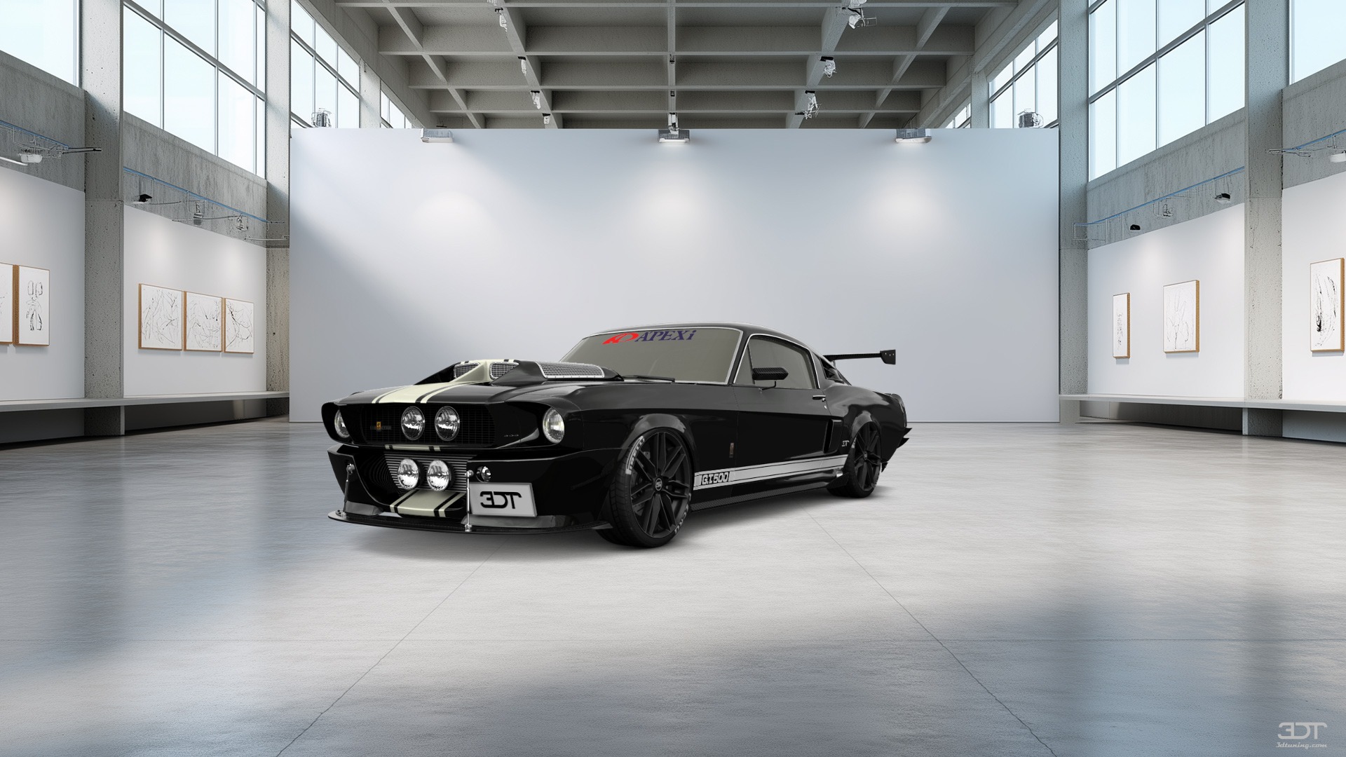 Mustang GT500 2 Door Coupe 1968 tuning