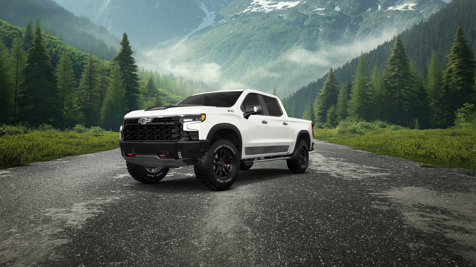 Chevrolet Silverado 1500 Crew Cab 5.8 ft box 4 Door pickup truck 2023 tuning