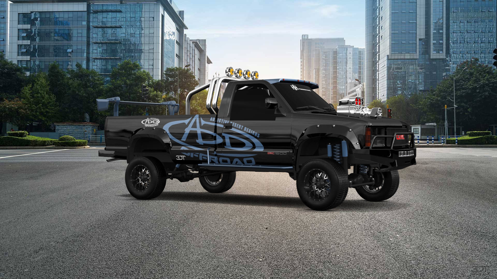 GMC Sierra 1500 2 Door pickup truck 1988 tuning