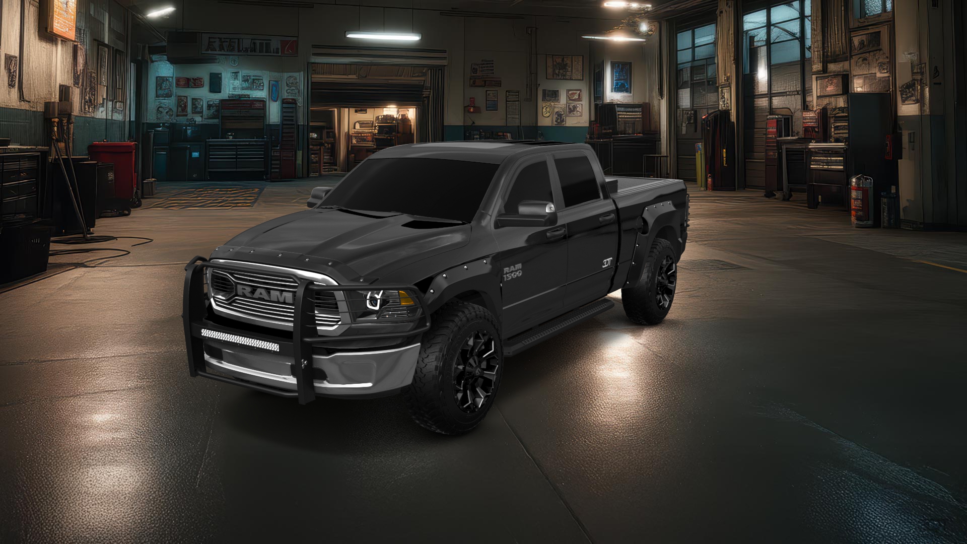 Dodge Ram 1500 6.4 ft box 4 Door pickup truck 2013 tuning