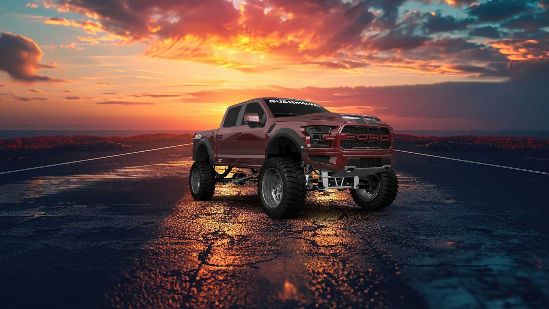 Ford F-150 Raptor 4 Door pickup truck 2017 tuning