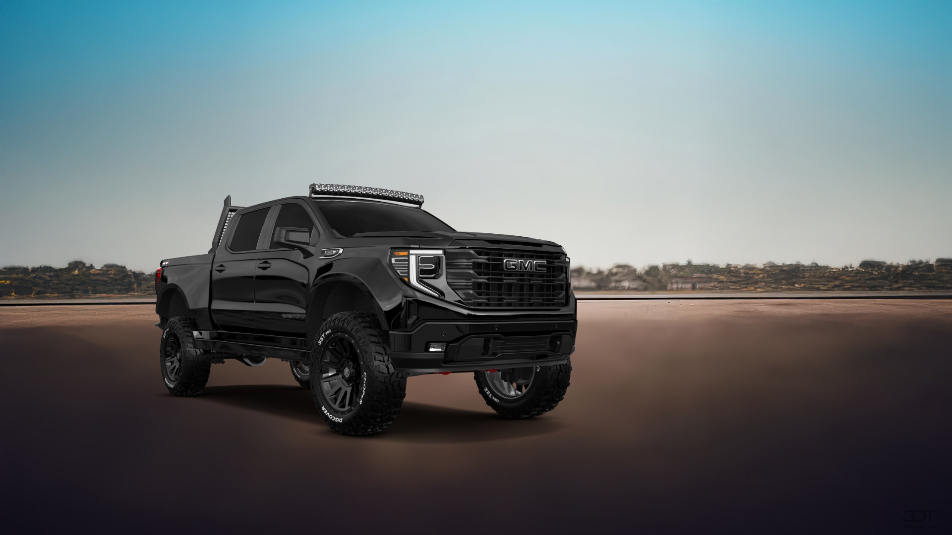 GMC Sierra 1500 Crew Cab 5.8 ft box 4 Door pickup truck 2023 tuning