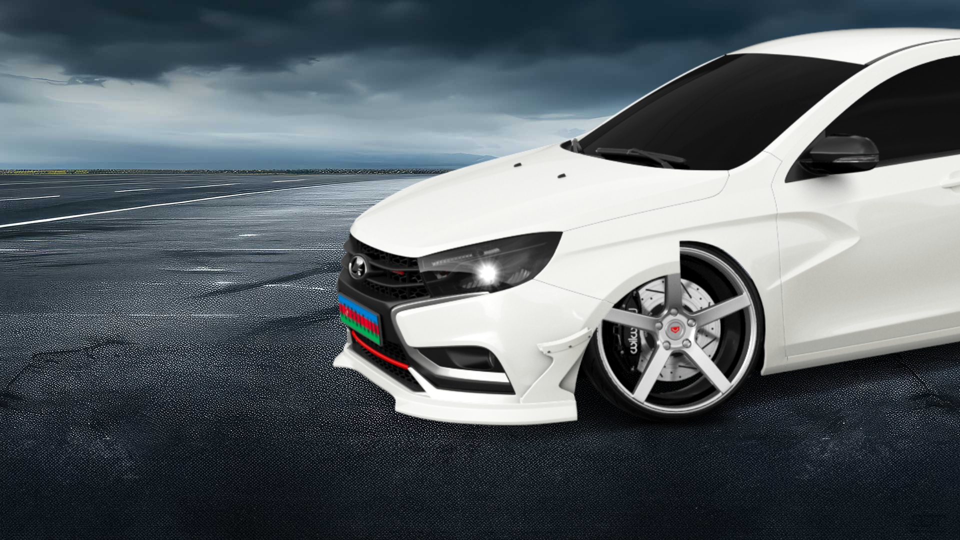 Lada Vesta 4 Door Saloon 2016 tuning