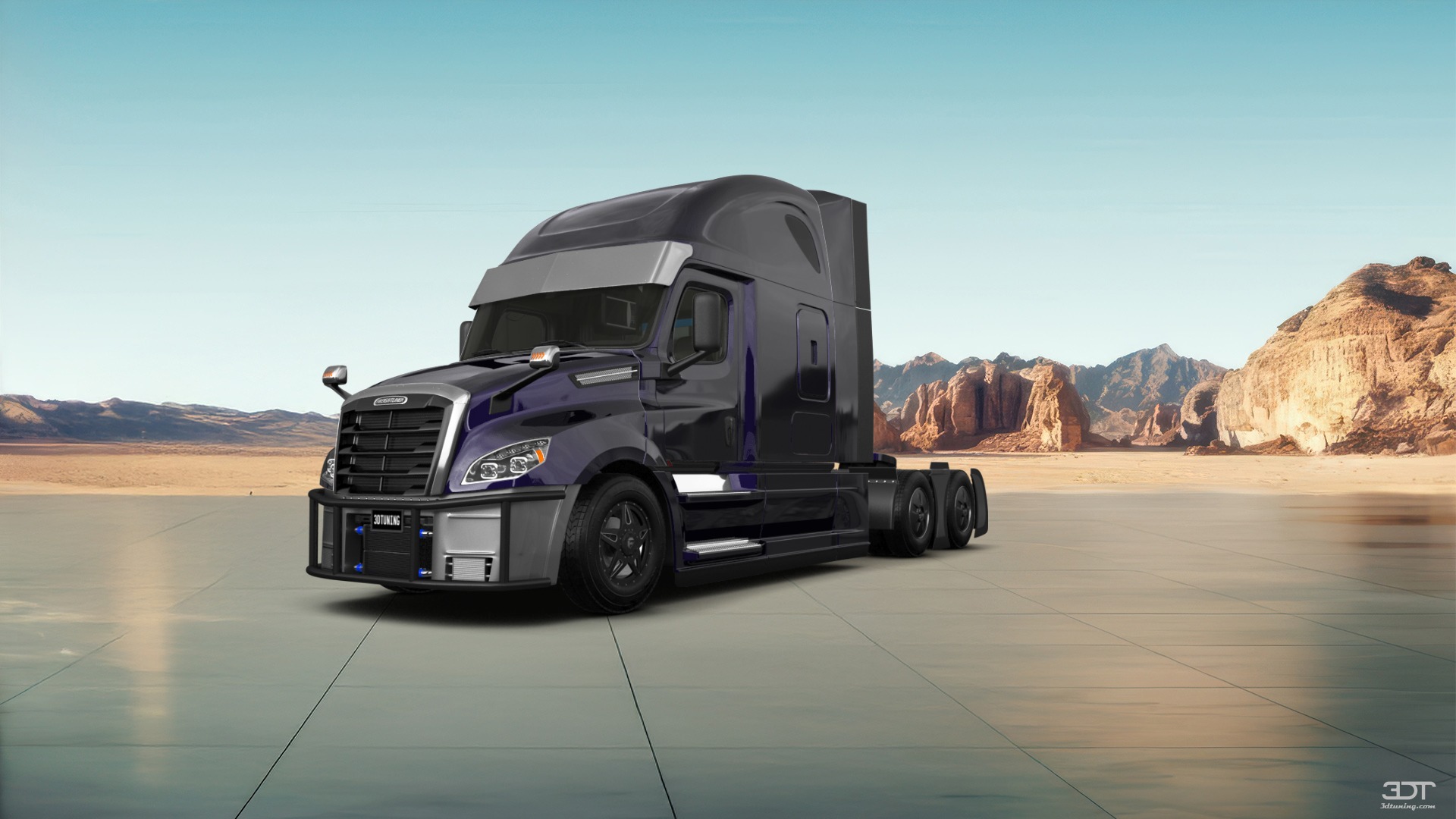 Tuning Freightliner Cascadia Sleeper Cab Truck 2018
