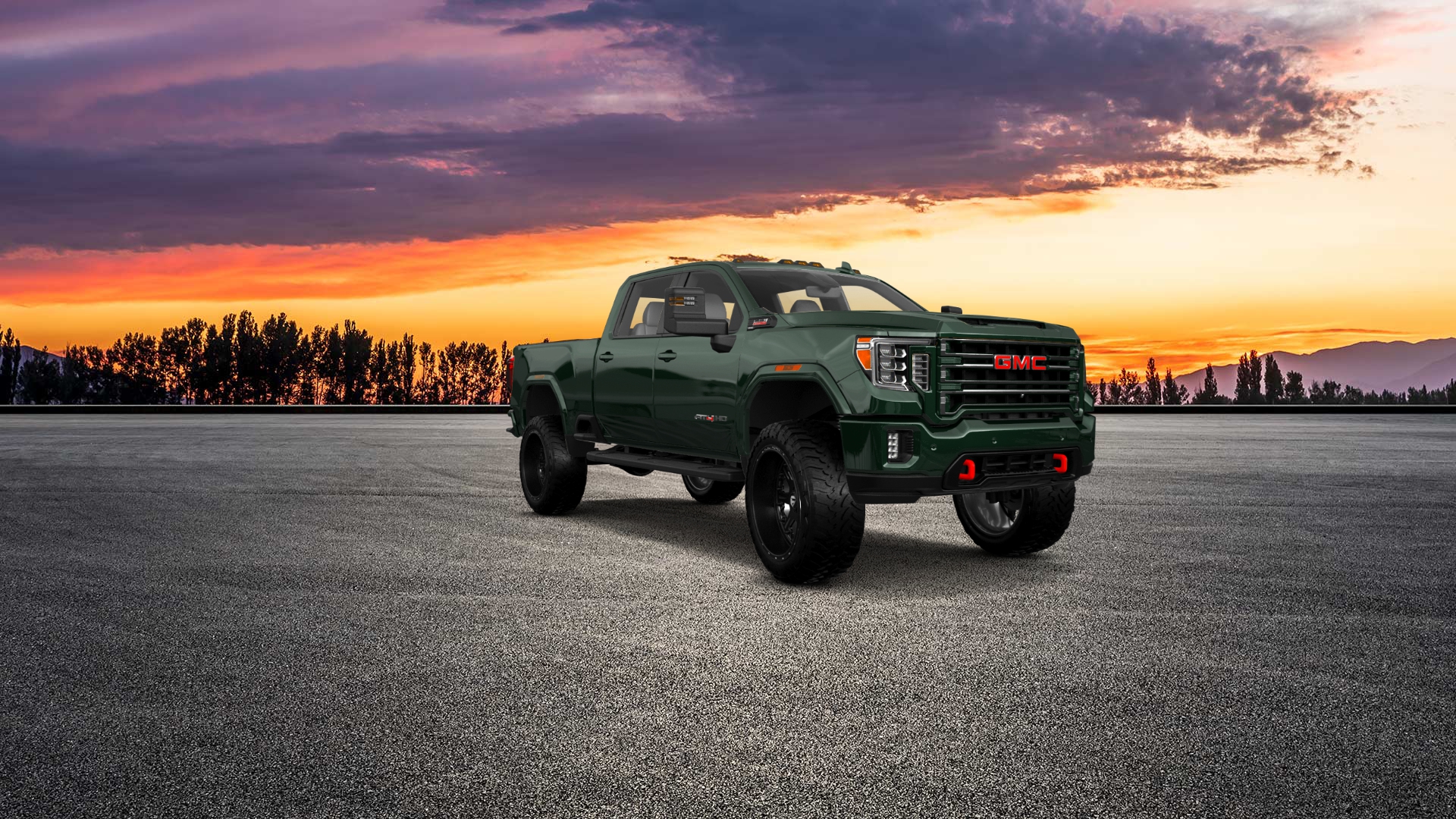 GMC Sierra 2500 HD 4 Door pickup truck 2020 tuning