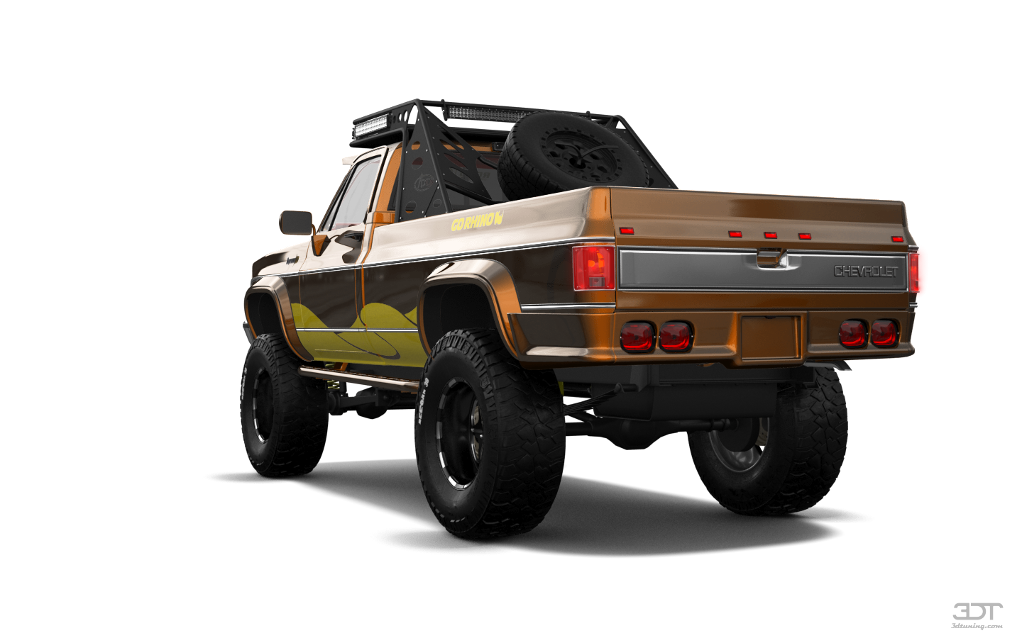 Tuning Chevrolet Silverado C-10 2 Door pickup truck 1973