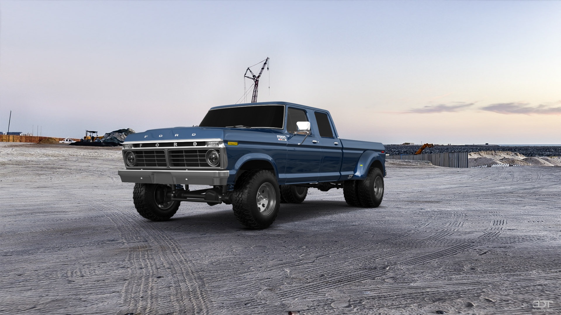 Ford F-350 Dually 4 Door pickup truck 1973