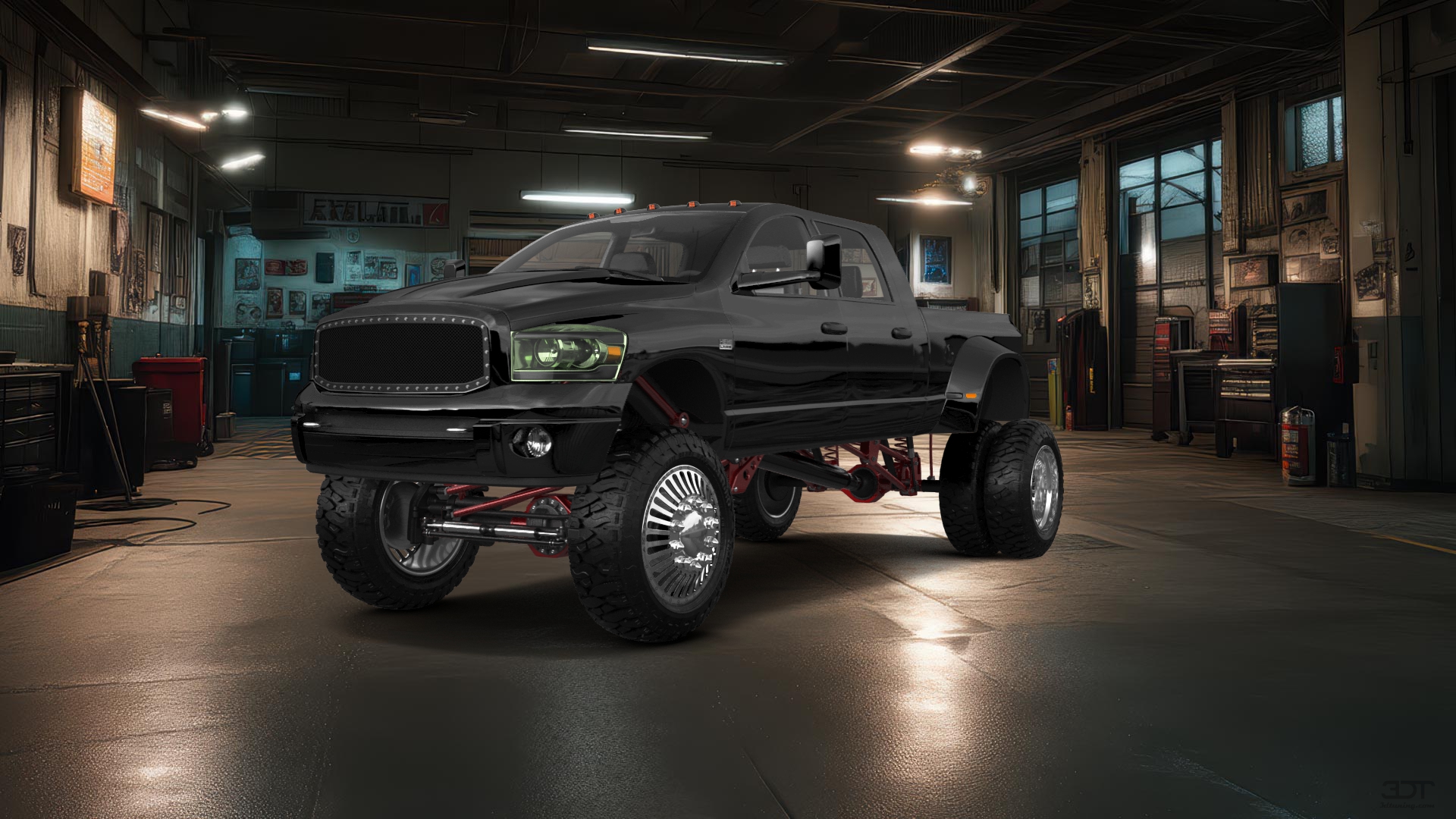 Dodge Ram 3500 Dually 4 Door pickup truck 2007 tuning