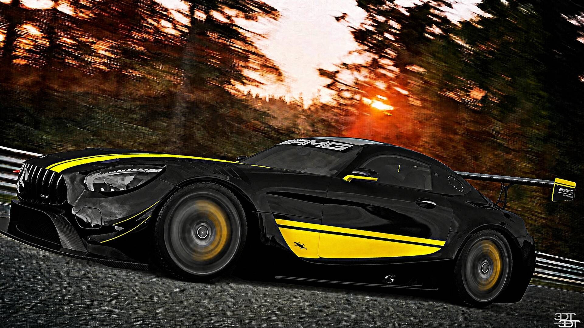 Mercedes AMG GT 2 door fastback coupe 2015 tuning