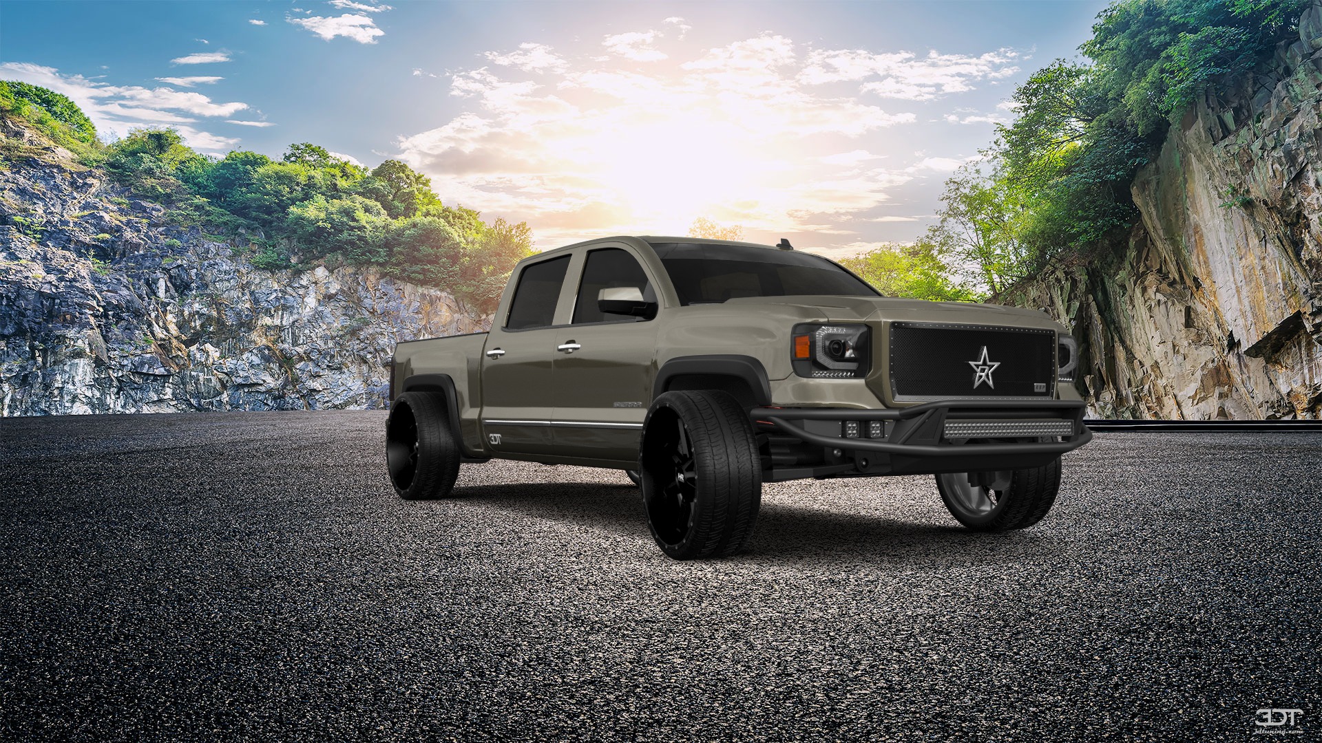 GMC Sierra 4 Door pickup truck 2014 tuning