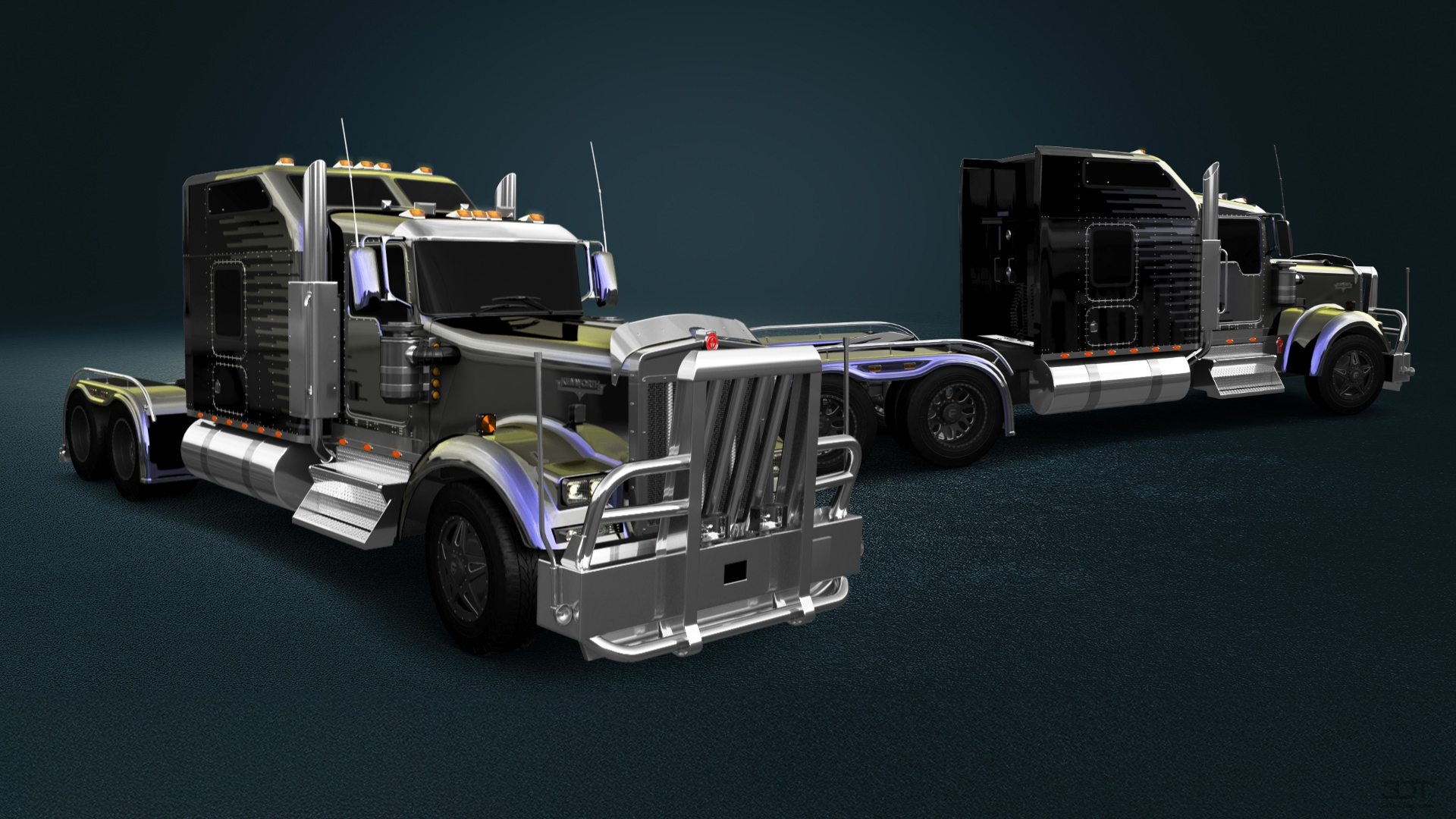 Kenworth W900 Sleeper Cab Truck 2015