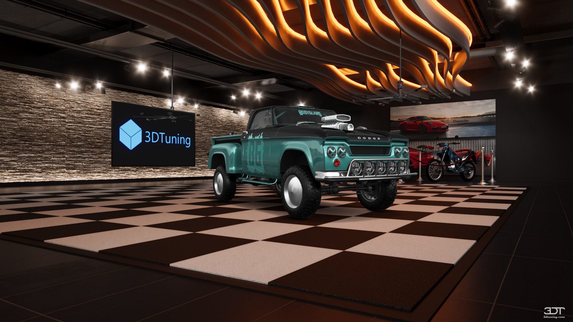 Dodge D-100 Stepside 2 Door pickup truck 1961