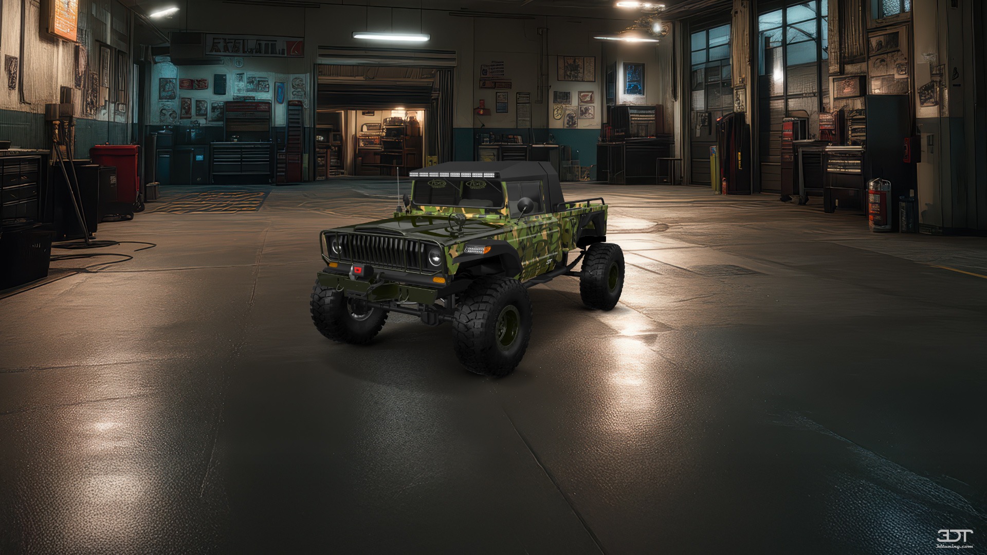 Jeep Kaiser M715 2 Door pickup truck 1968 tuning