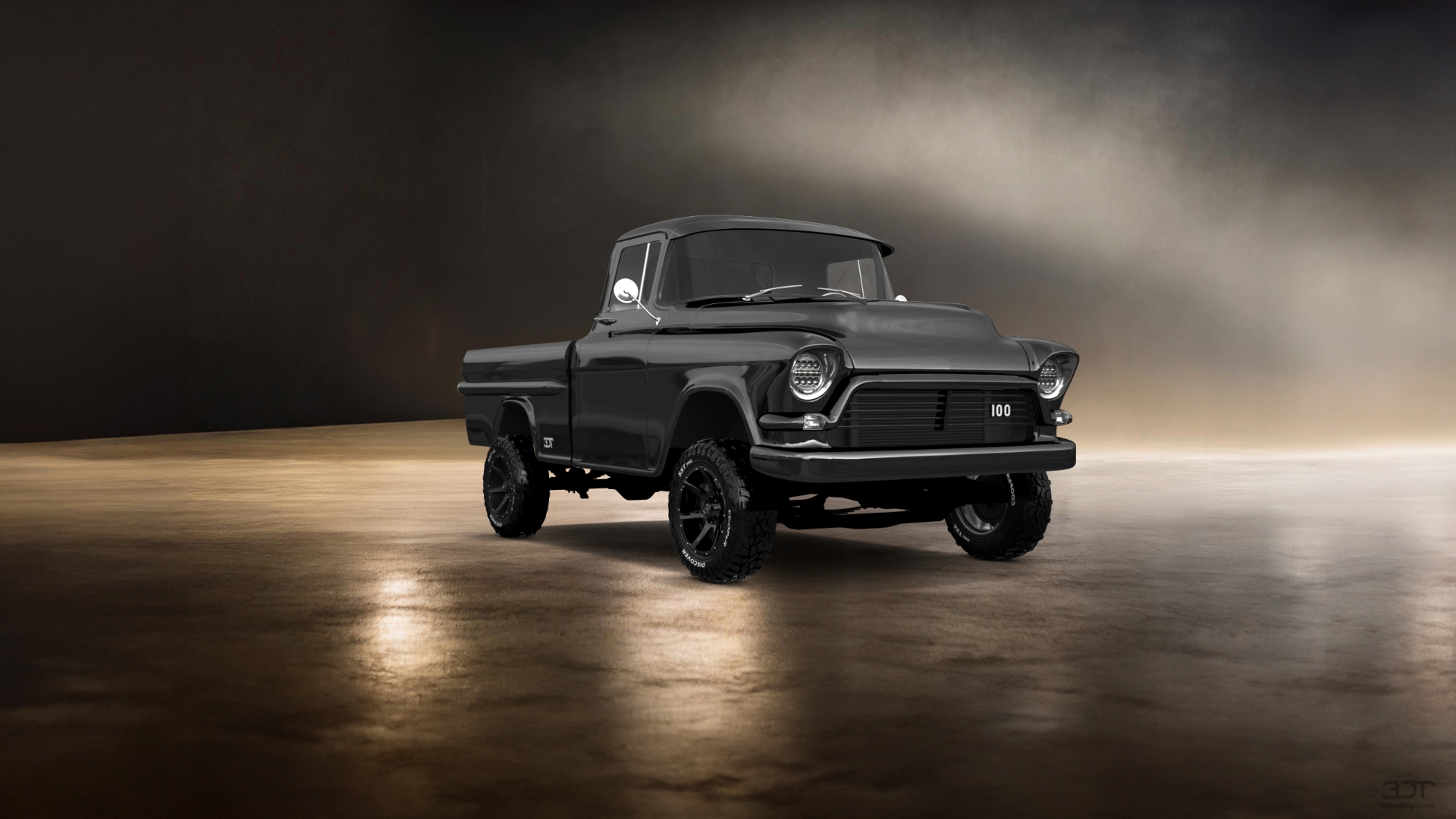 GMC 100 Stepside 2 Door pickup truck 1957 tuning