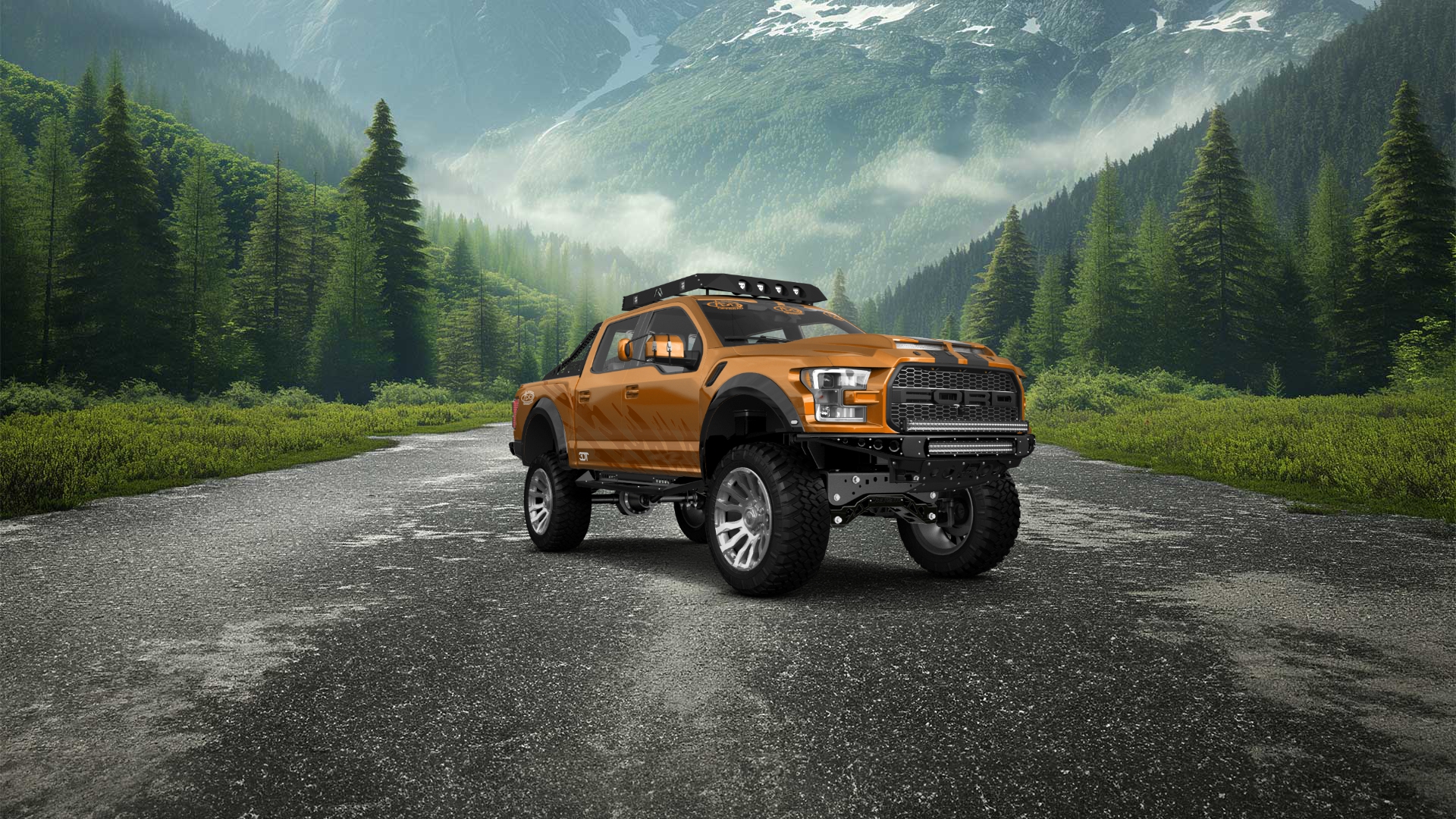 Ford F-150 Raptor 4 Door pickup truck 2017 tuning