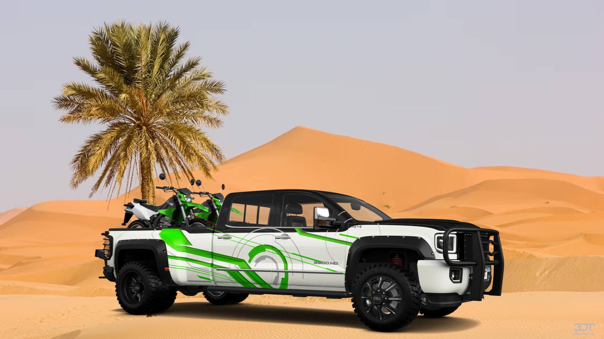 GMC Sierra 3500 HD Crew Cab 4 Door pickup truck 2015 tuning