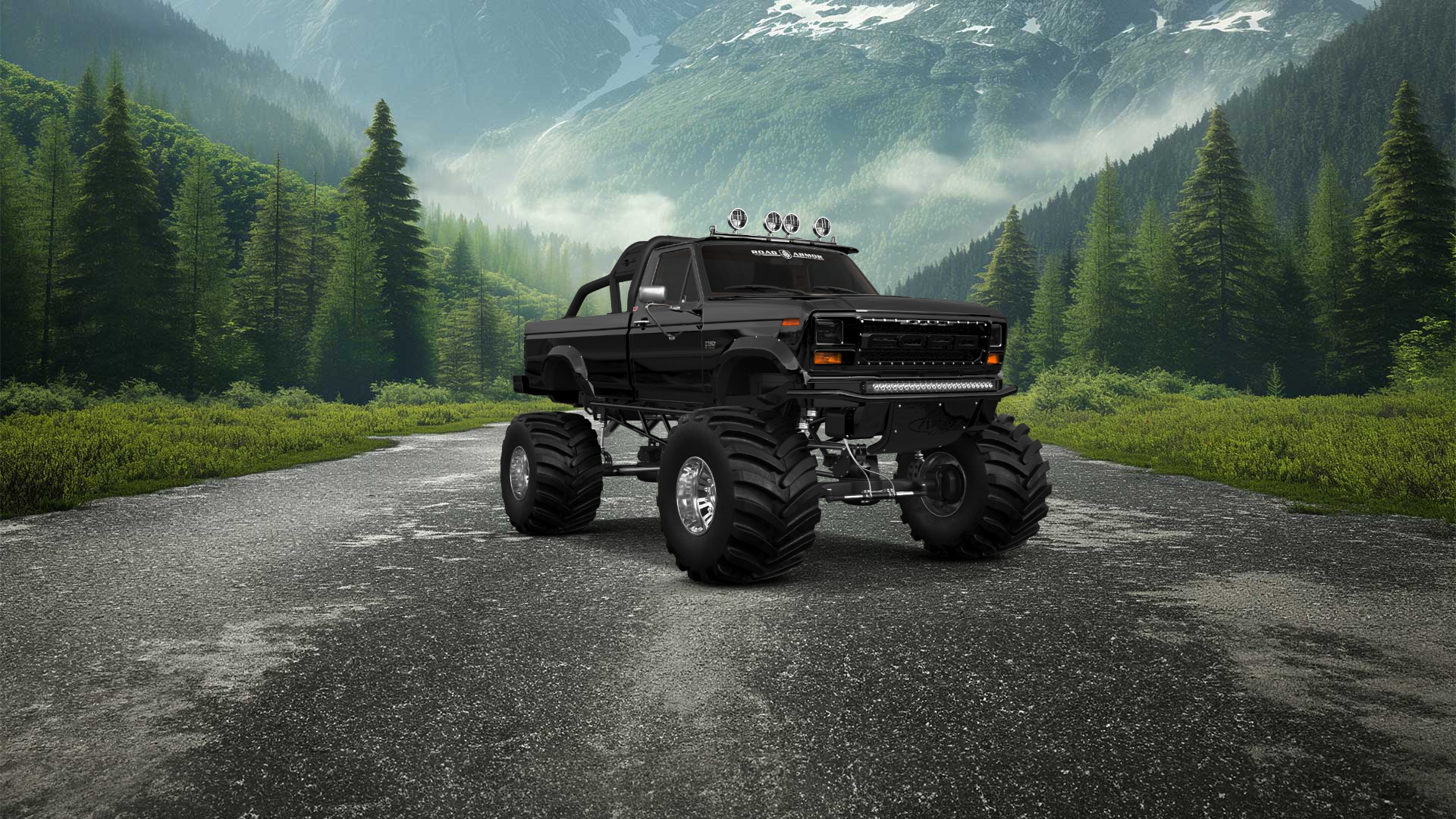 Ford F-150 2 Door pickup truck 1986 tuning