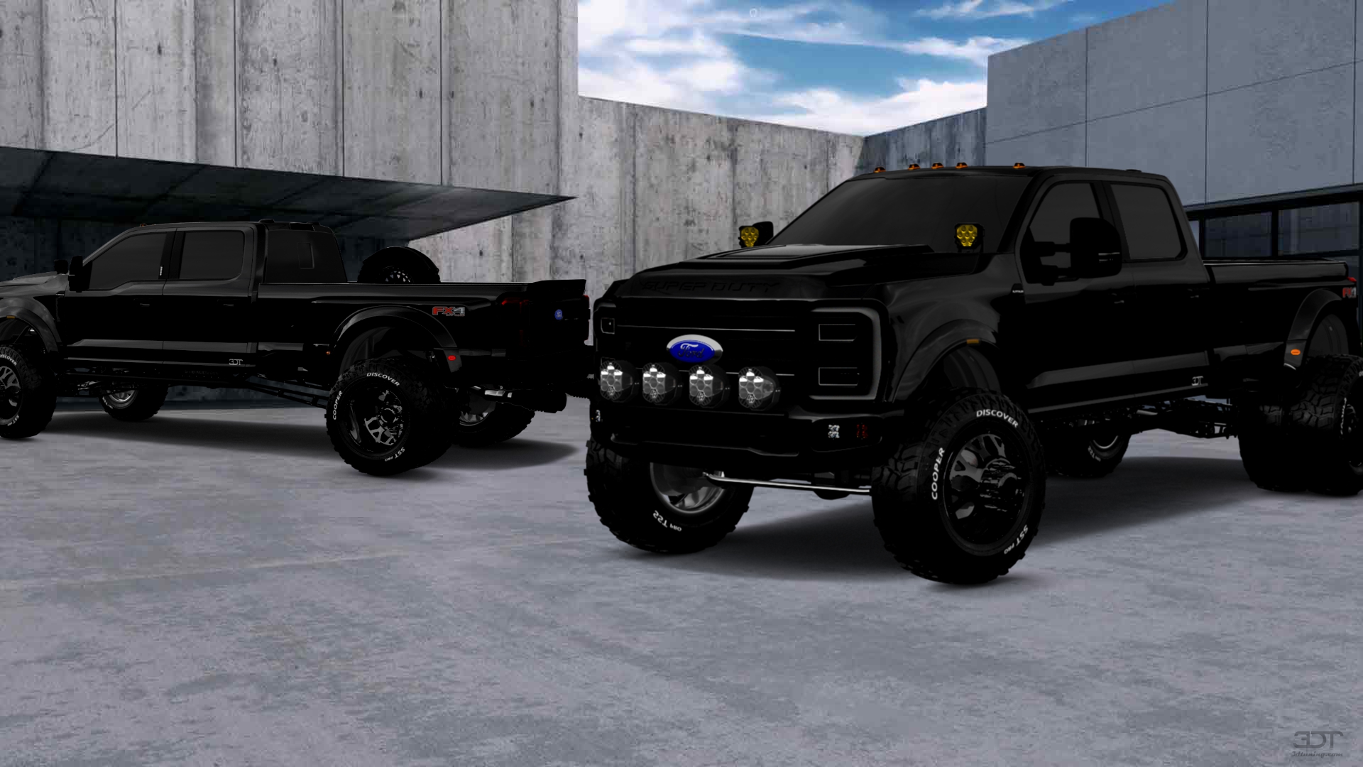 Ford F-350 DRW Crew Cab 4 Door pickup truck 2023 tuning