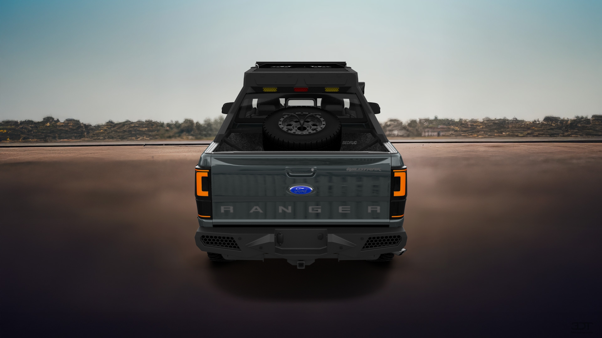 Ford Ranger 4 Door pickup truck 2019 tuning