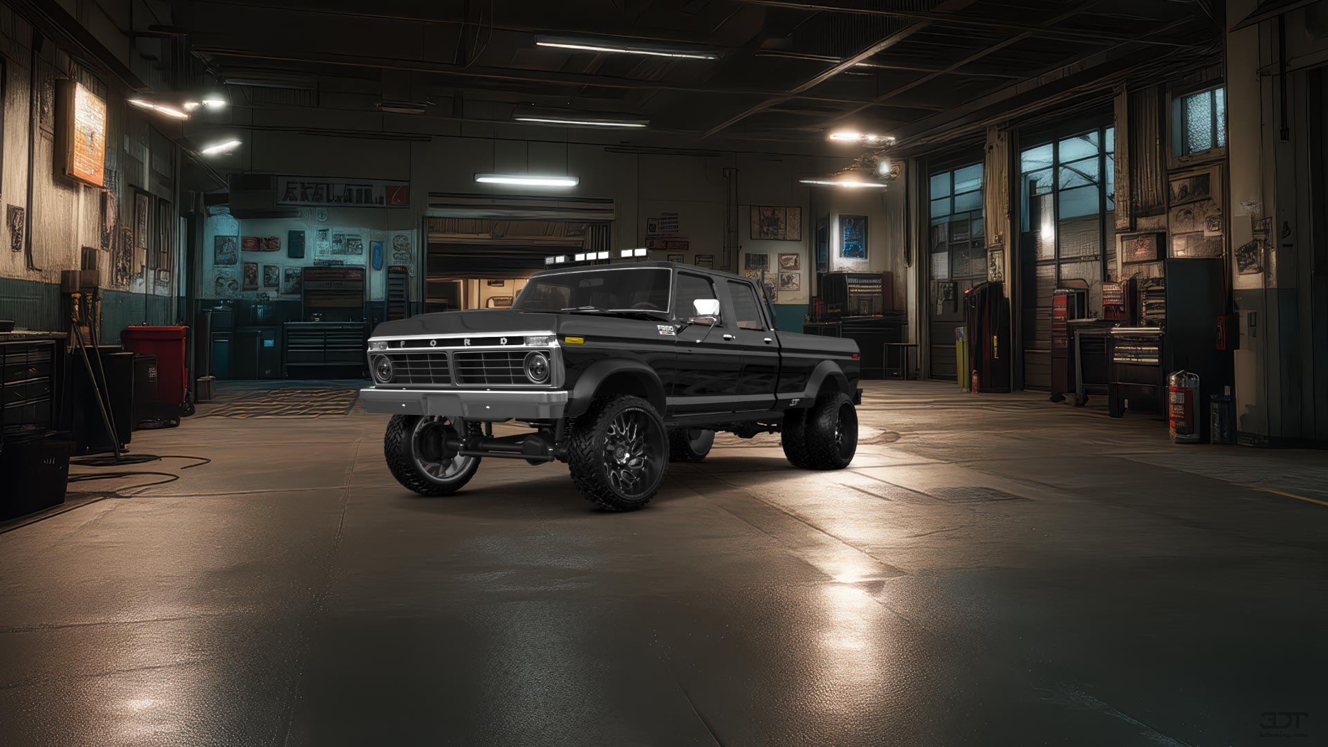 Ford F-350 Dually 4 Door pickup truck 1973 Images