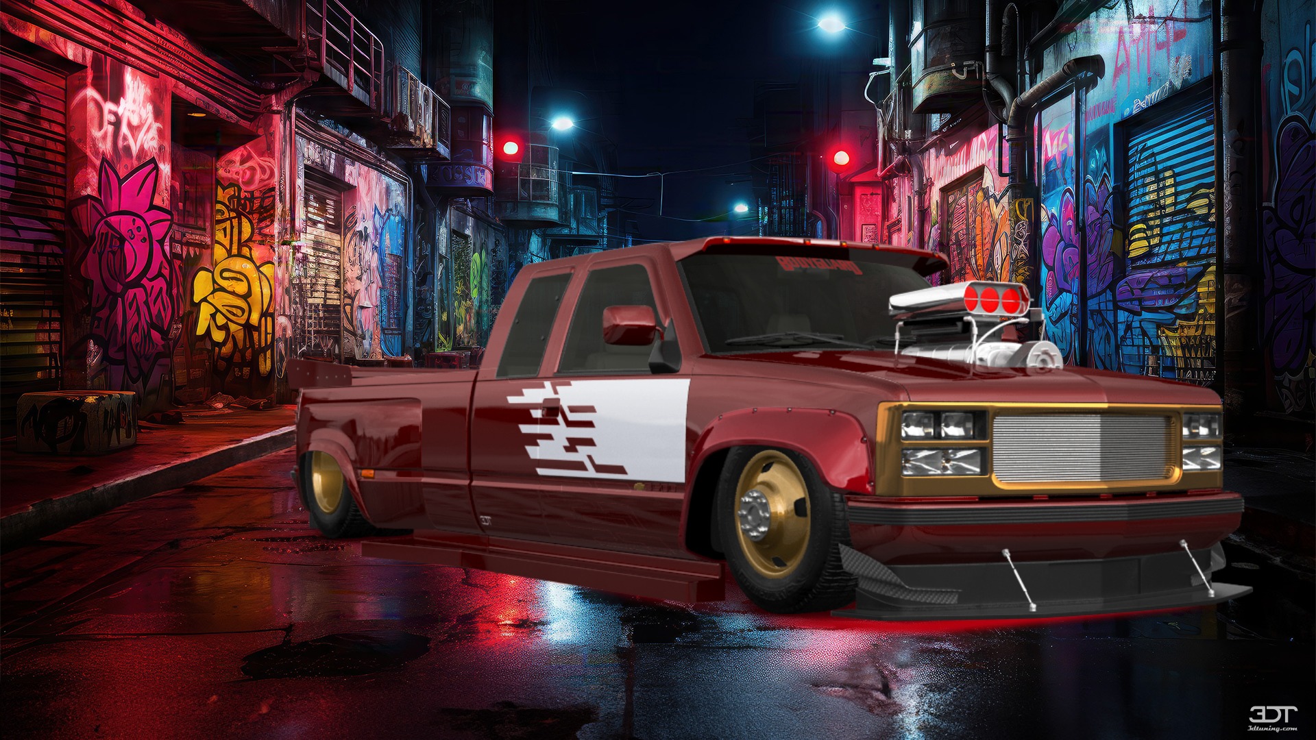 Chevrolet K3500 Extended Cab Pickup Truck 1988 tuning