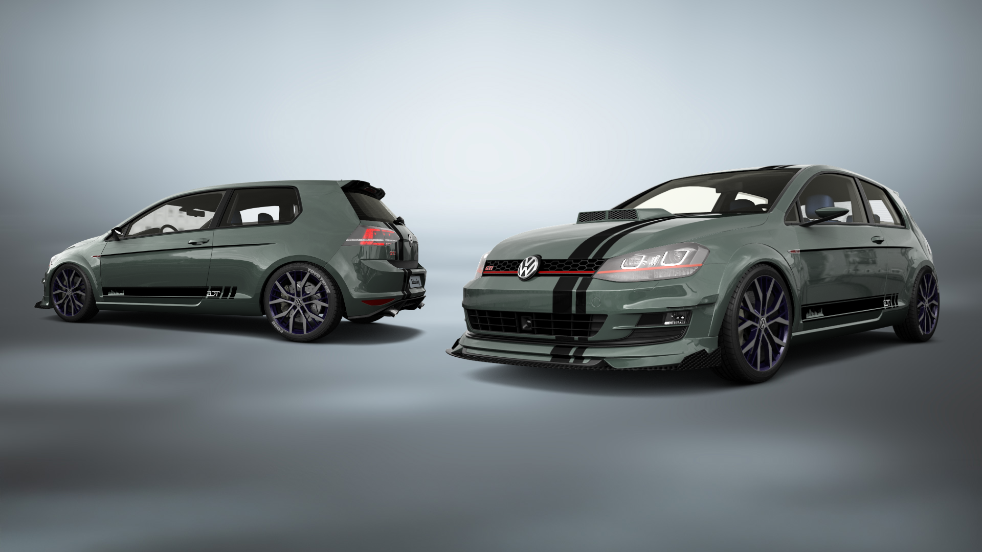 Volkswagen Golf 7 3 Door Hatchback 2013 tuning