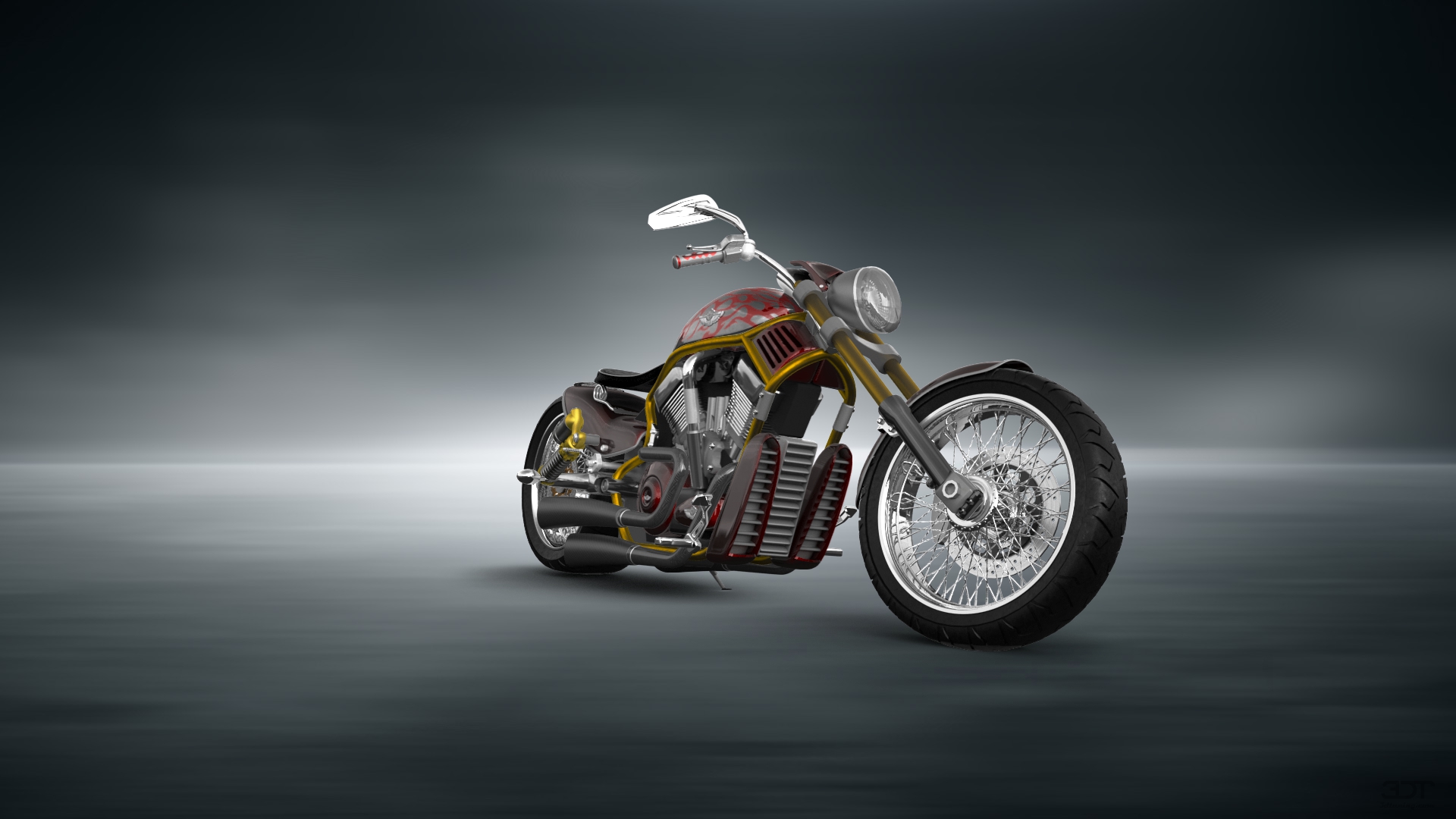 Harley-Davidson Custom Chopper Cruiser 2011