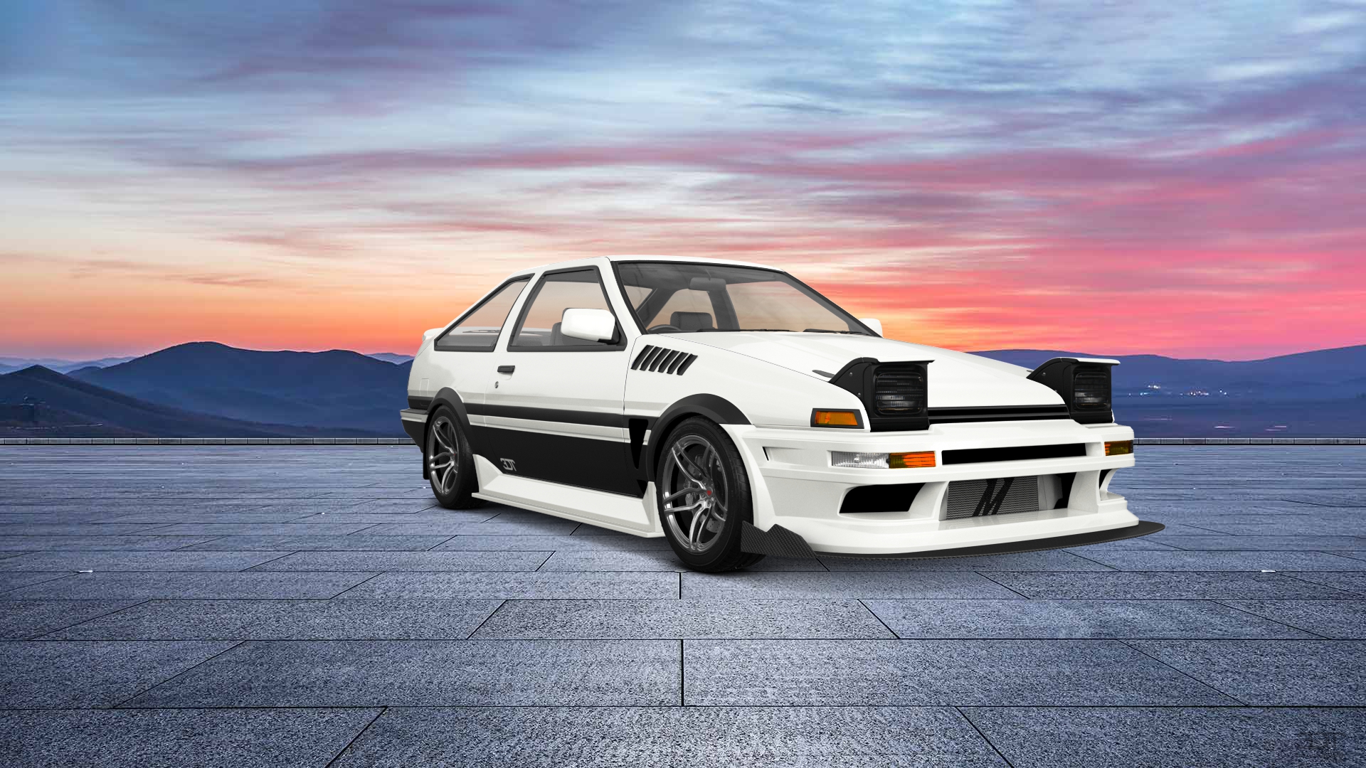 Toyota AE86 3 Door Hatchback 1985 tuning