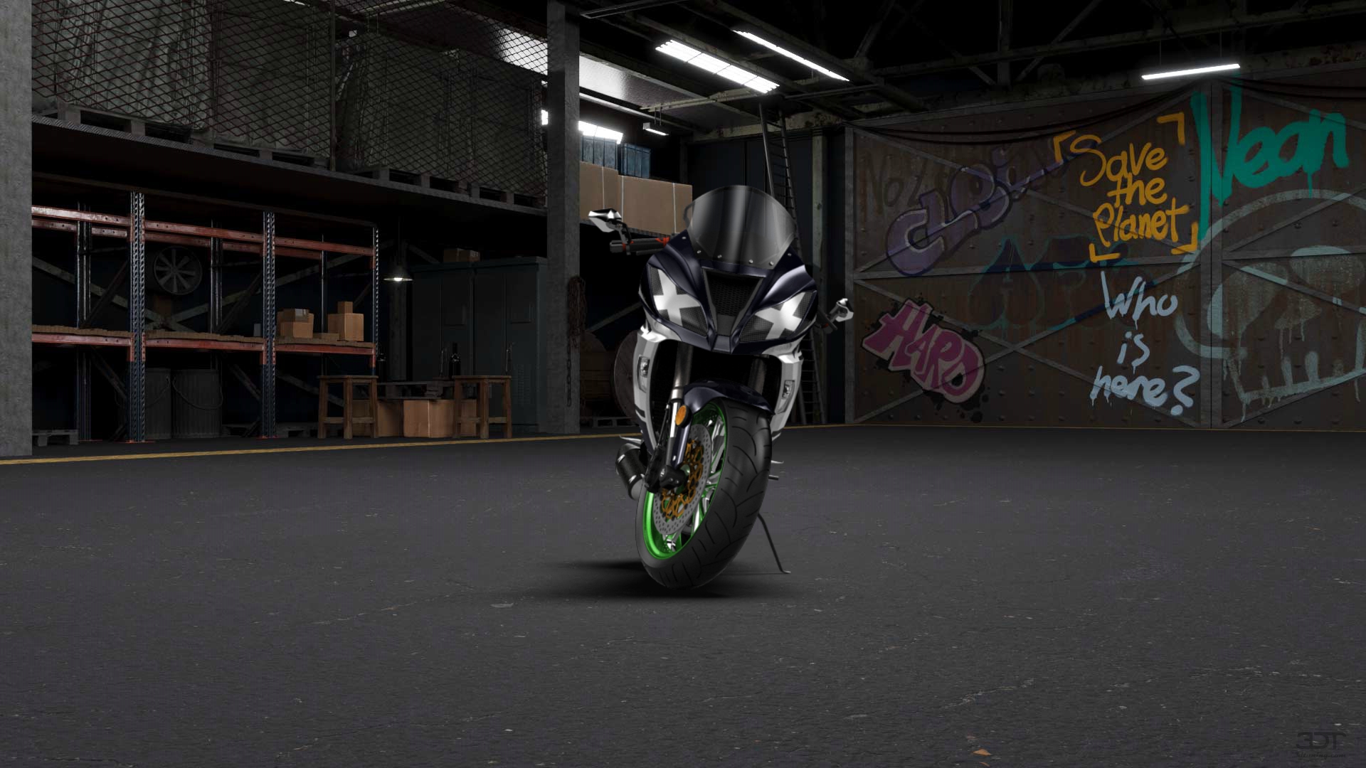 Kawasaki Ninja ZX 6R Sport Bike 2015 tuning