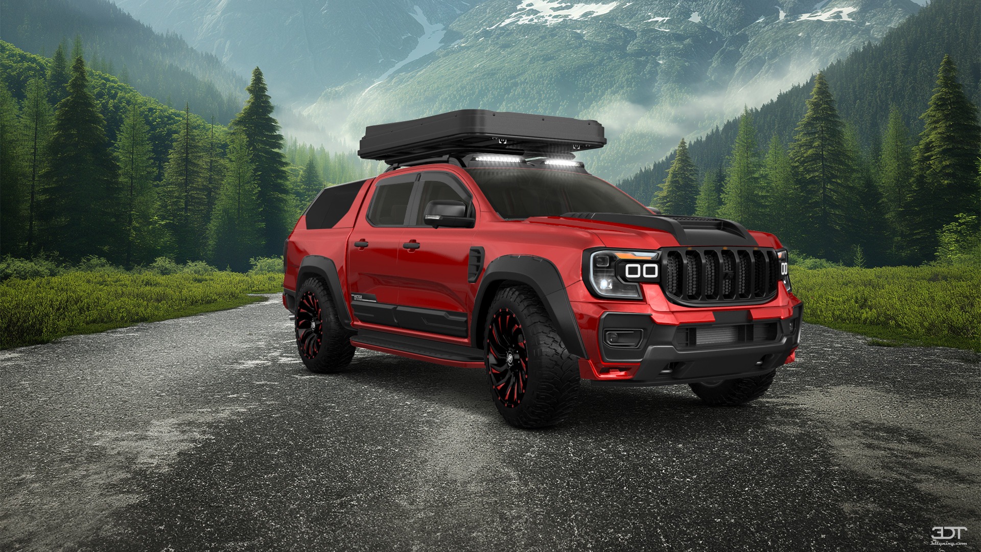 Ford Ranger 4 Door pickup truck 2022 tuning