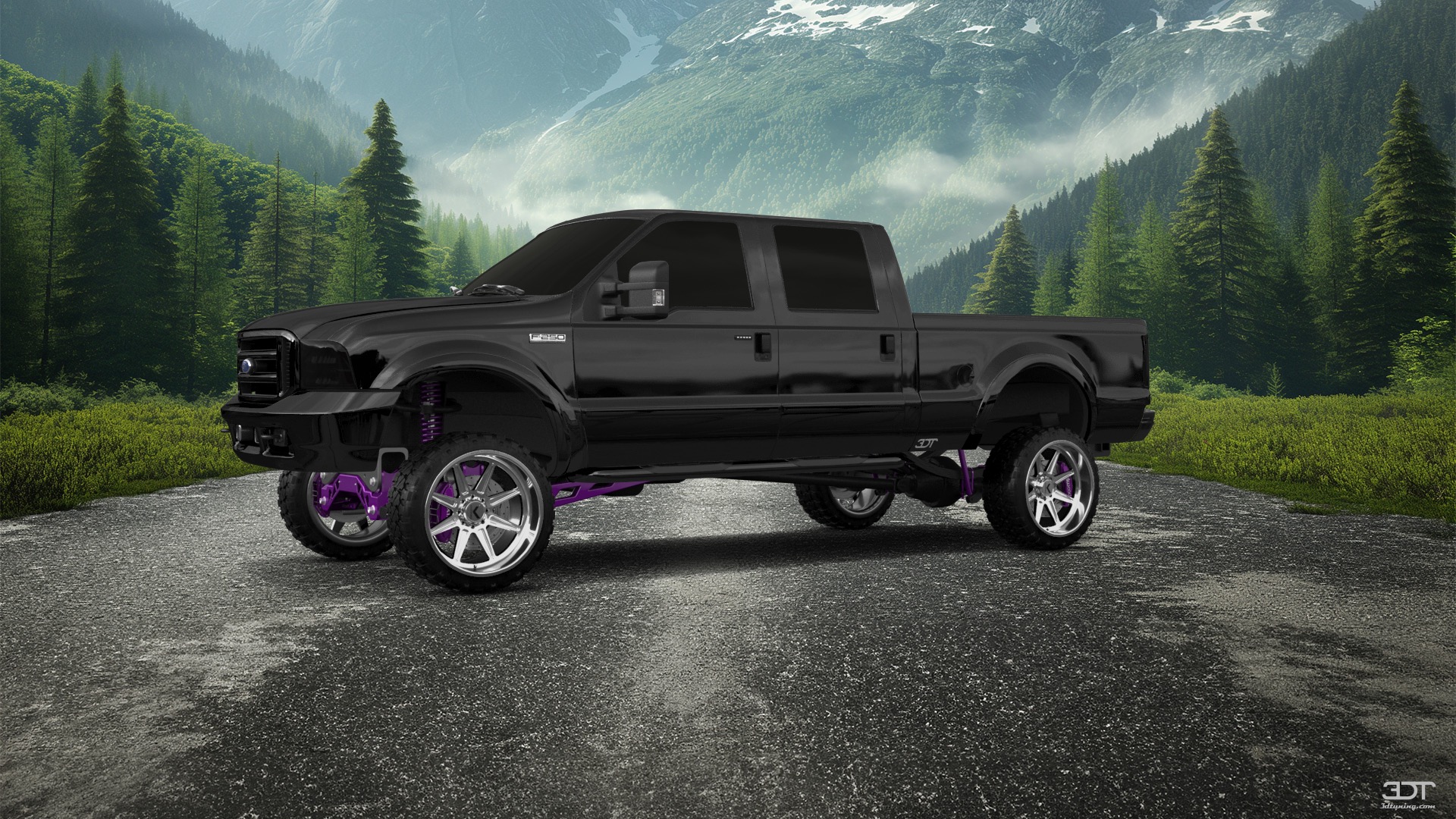 Ford F-250 Crew Cab 4 Door pickup truck 1999 tuning