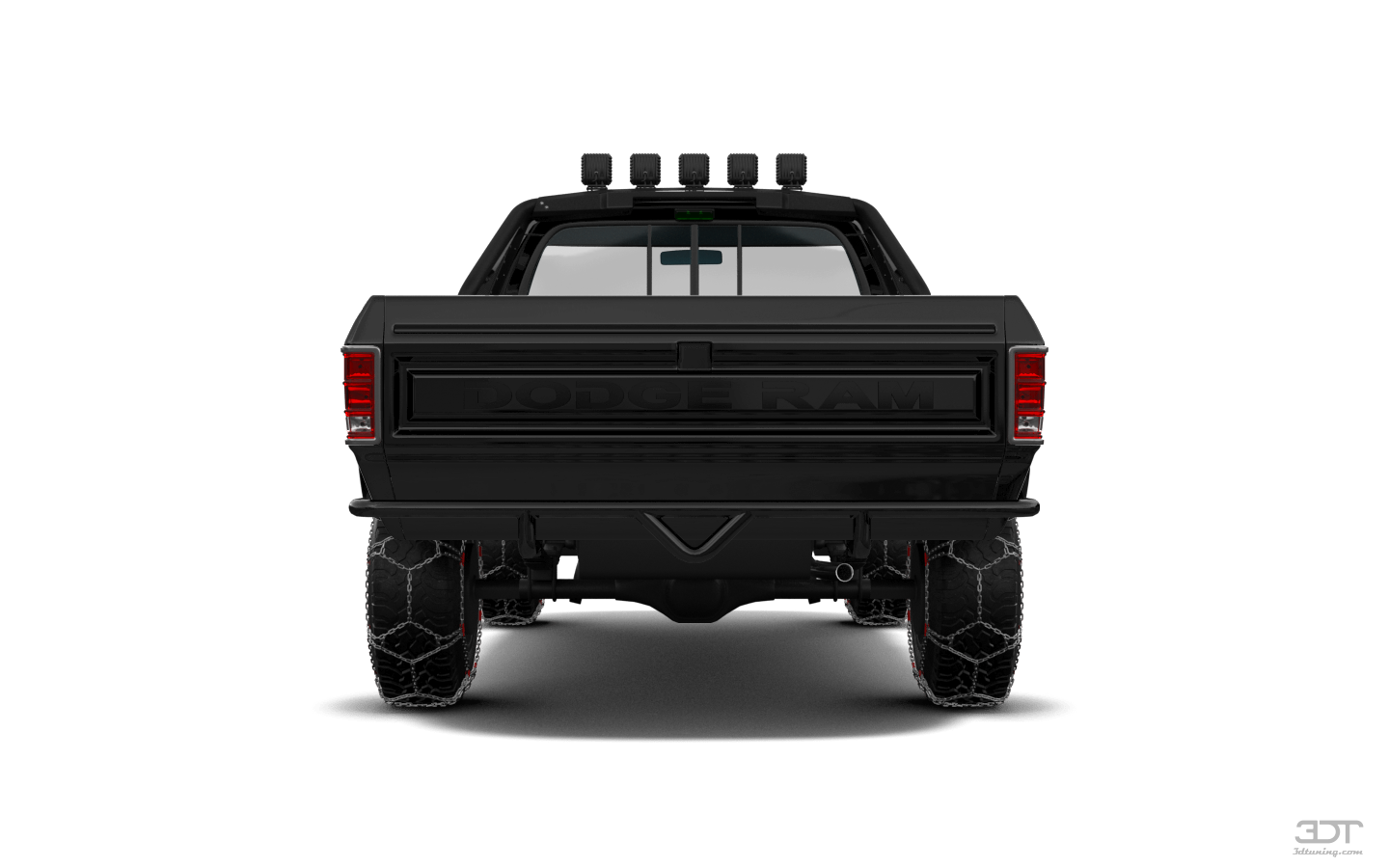 Tuning Dodge Ram 2 Door pickup truck 1991