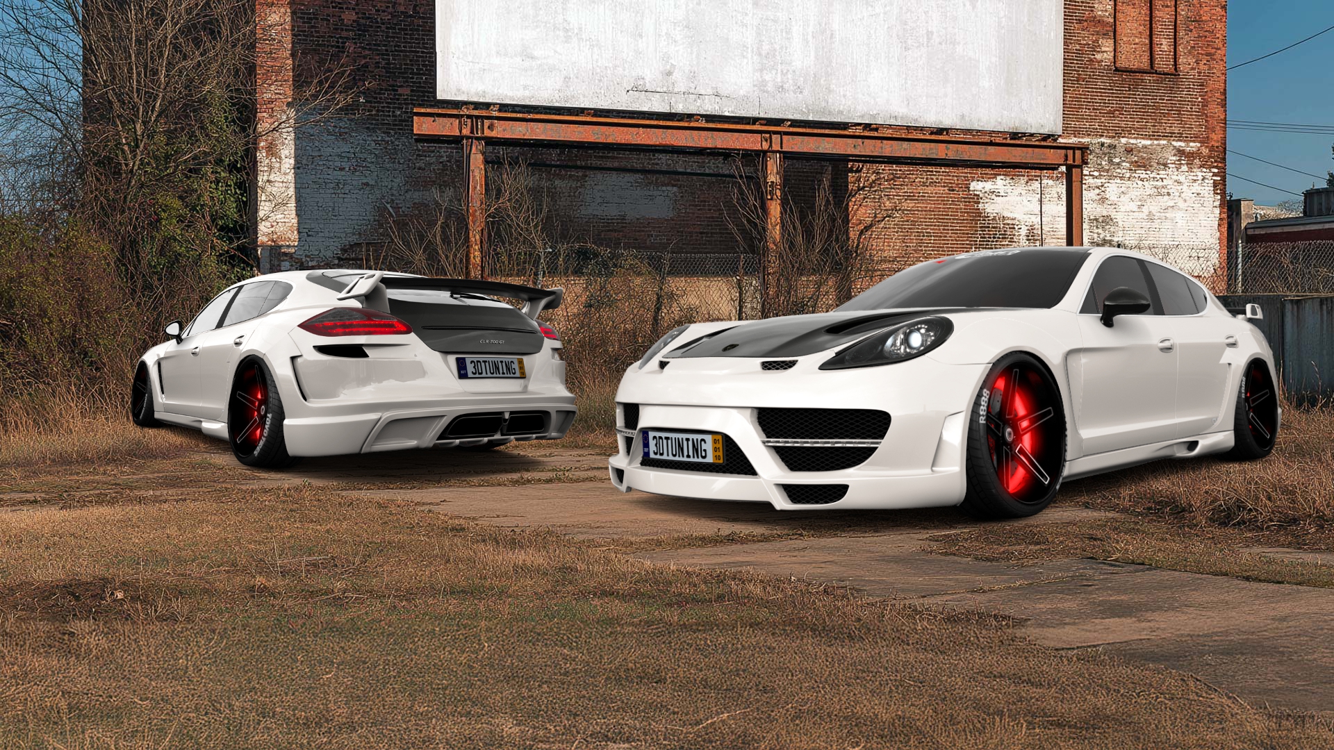 Porsche Panamera 4 door fastback saloon 2011 tuning