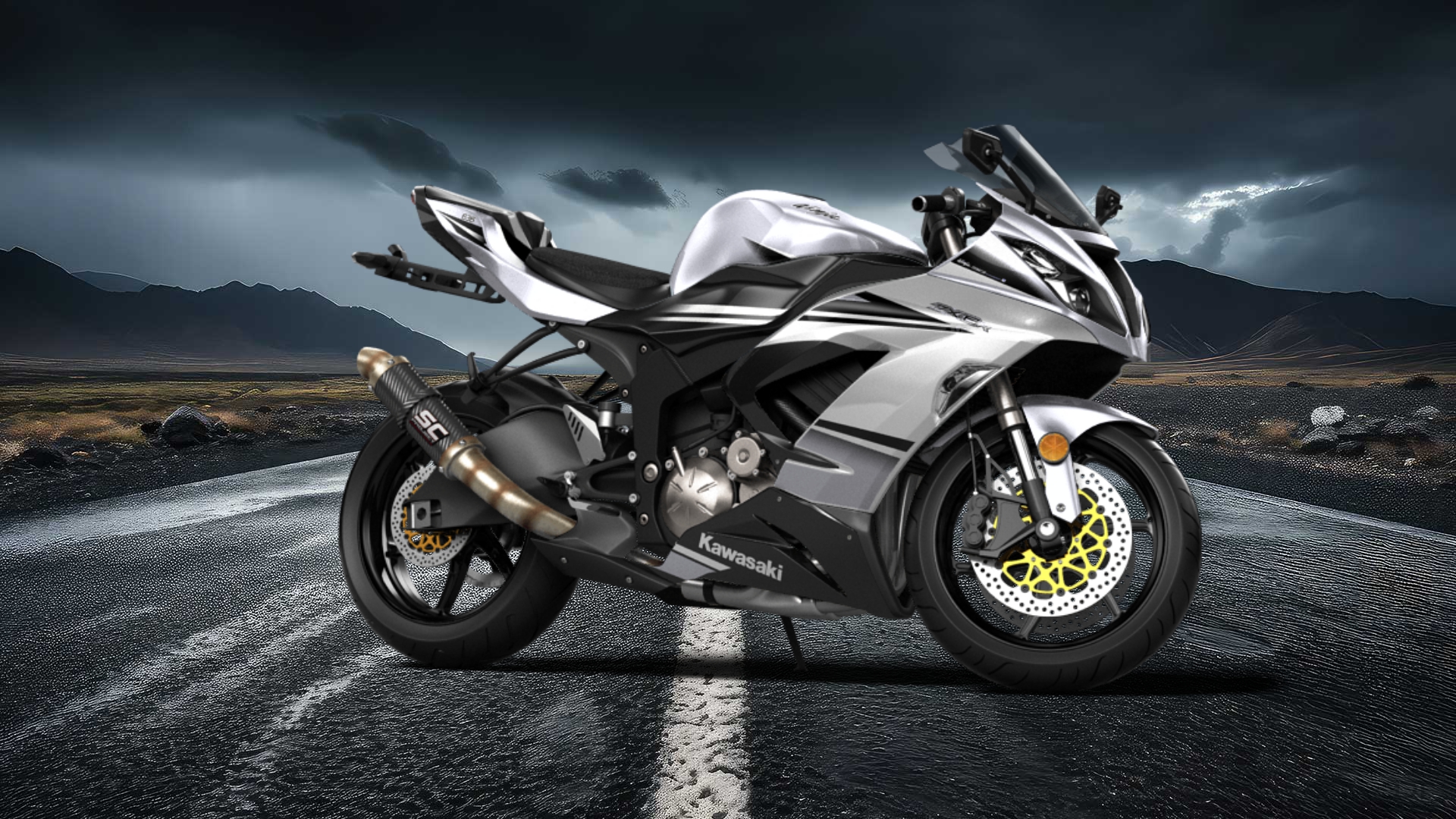 Kawasaki Ninja ZX 6R Sport Bike 2015