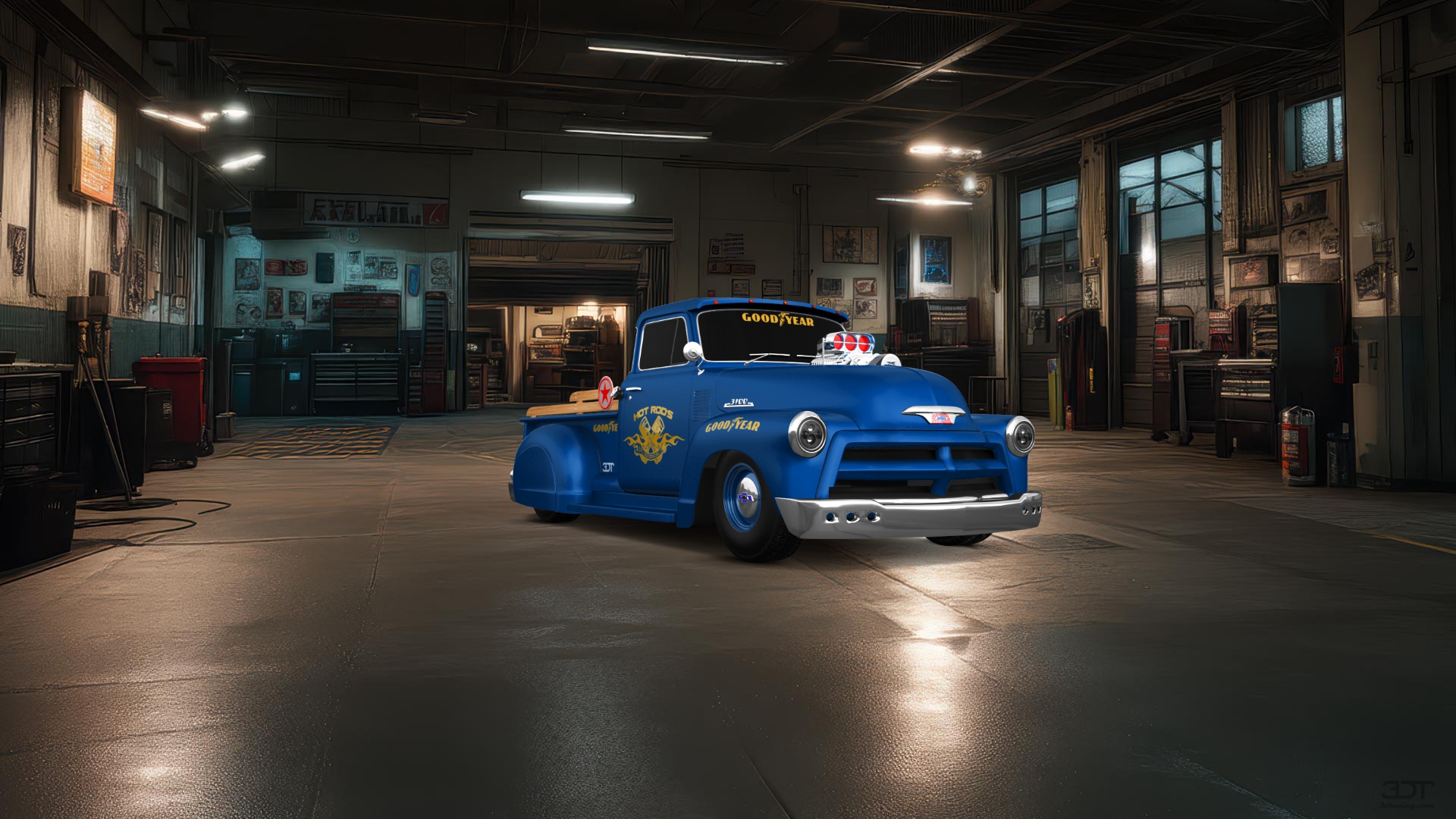 Chevrolet 3100 2 Door pickup truck 1954 tuning