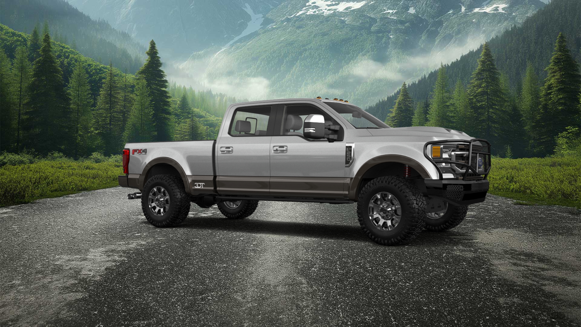 Ford F-250 4 Door pickup truck 2021 tuning