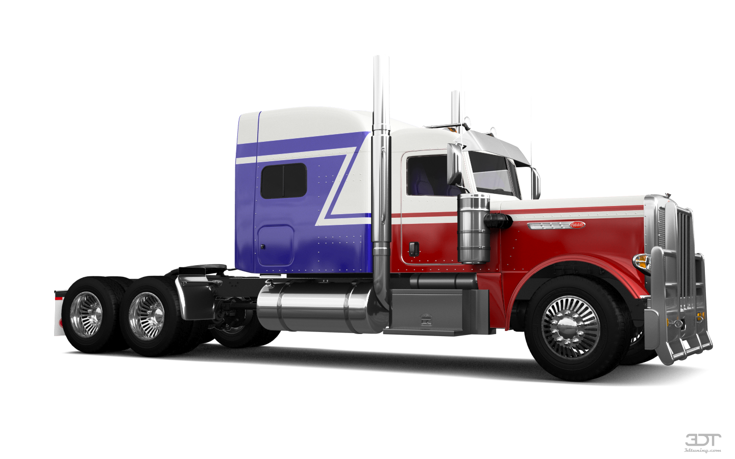 Tuning Peterbilt 389 Sleeper Cab Truck 2016