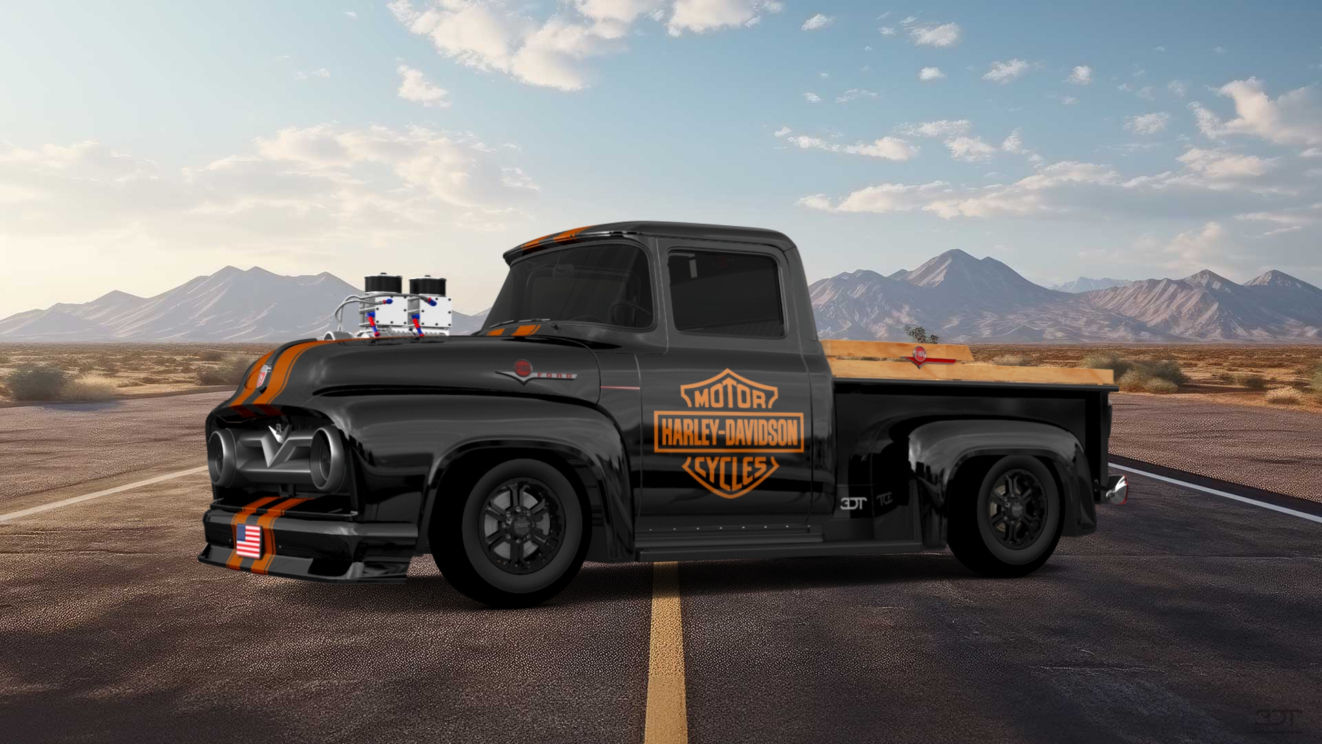Ford F-100 2 Door truck 1956