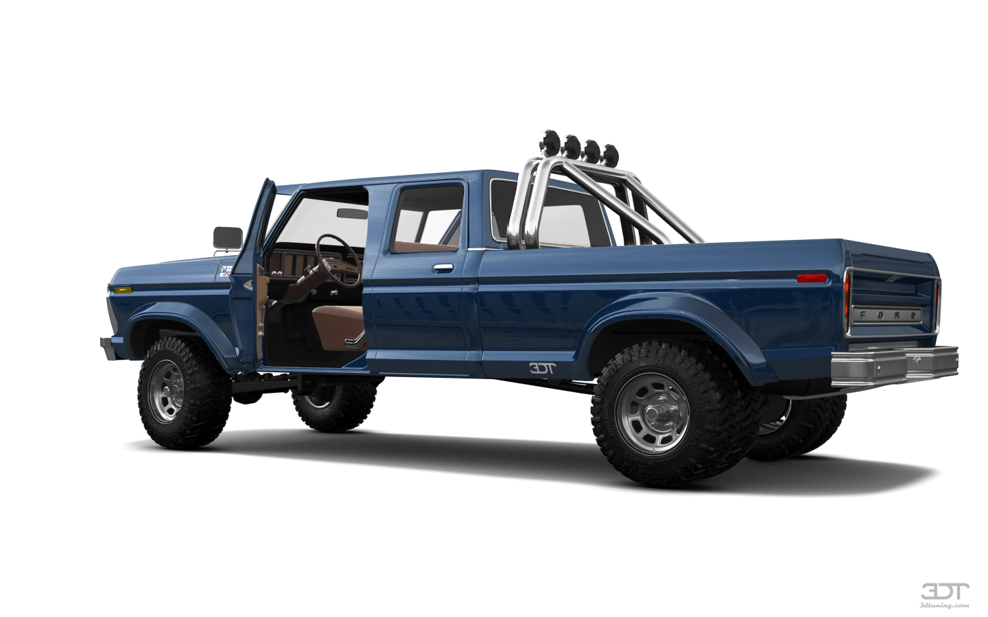 Ford F-350 Dually 4 Door pickup truck 1973