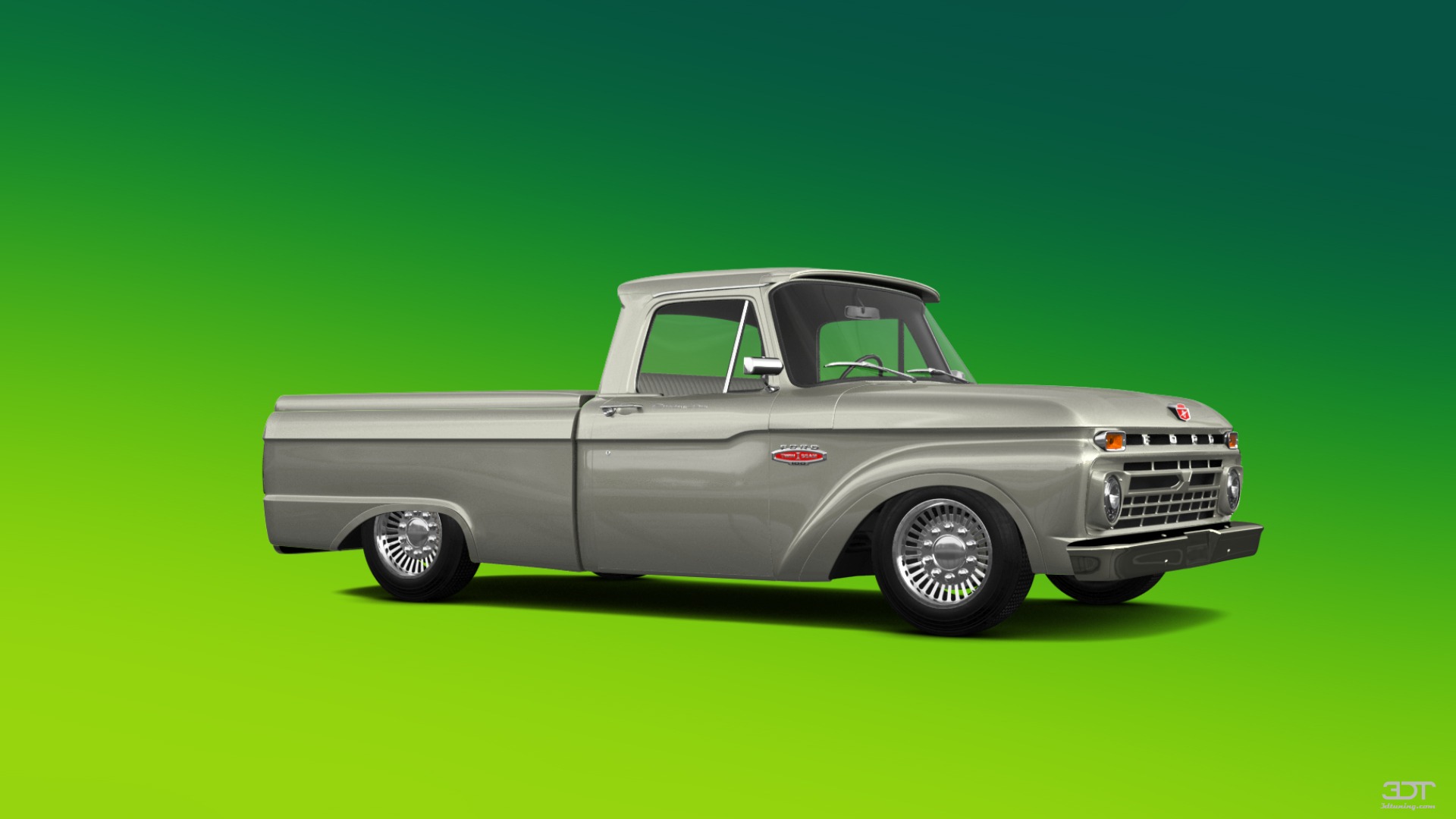 Ford F-100 Custom Cab 2 Door pickup truck 1966