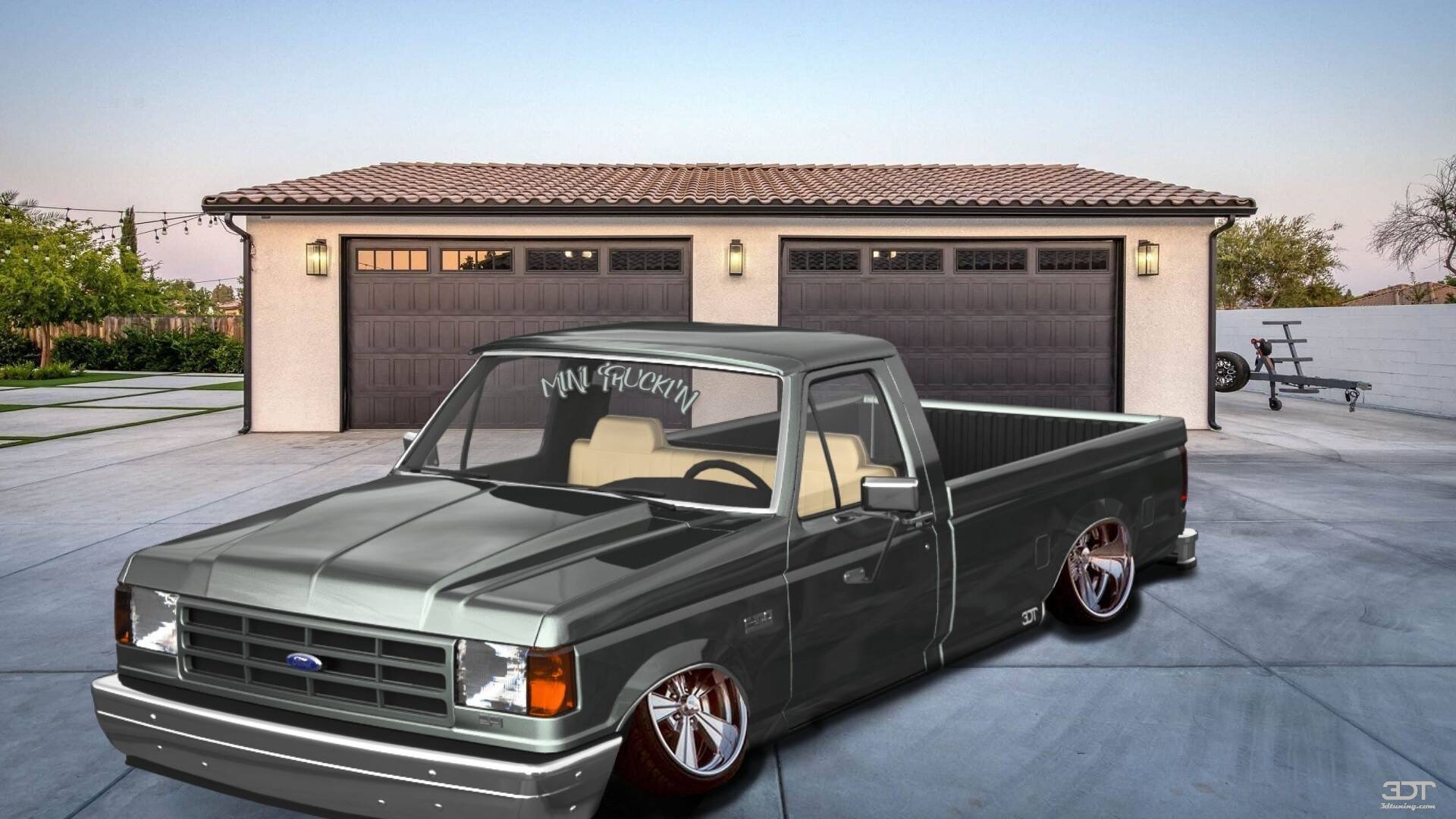 Ford F-150 2 Door pickup truck 1987 tuning