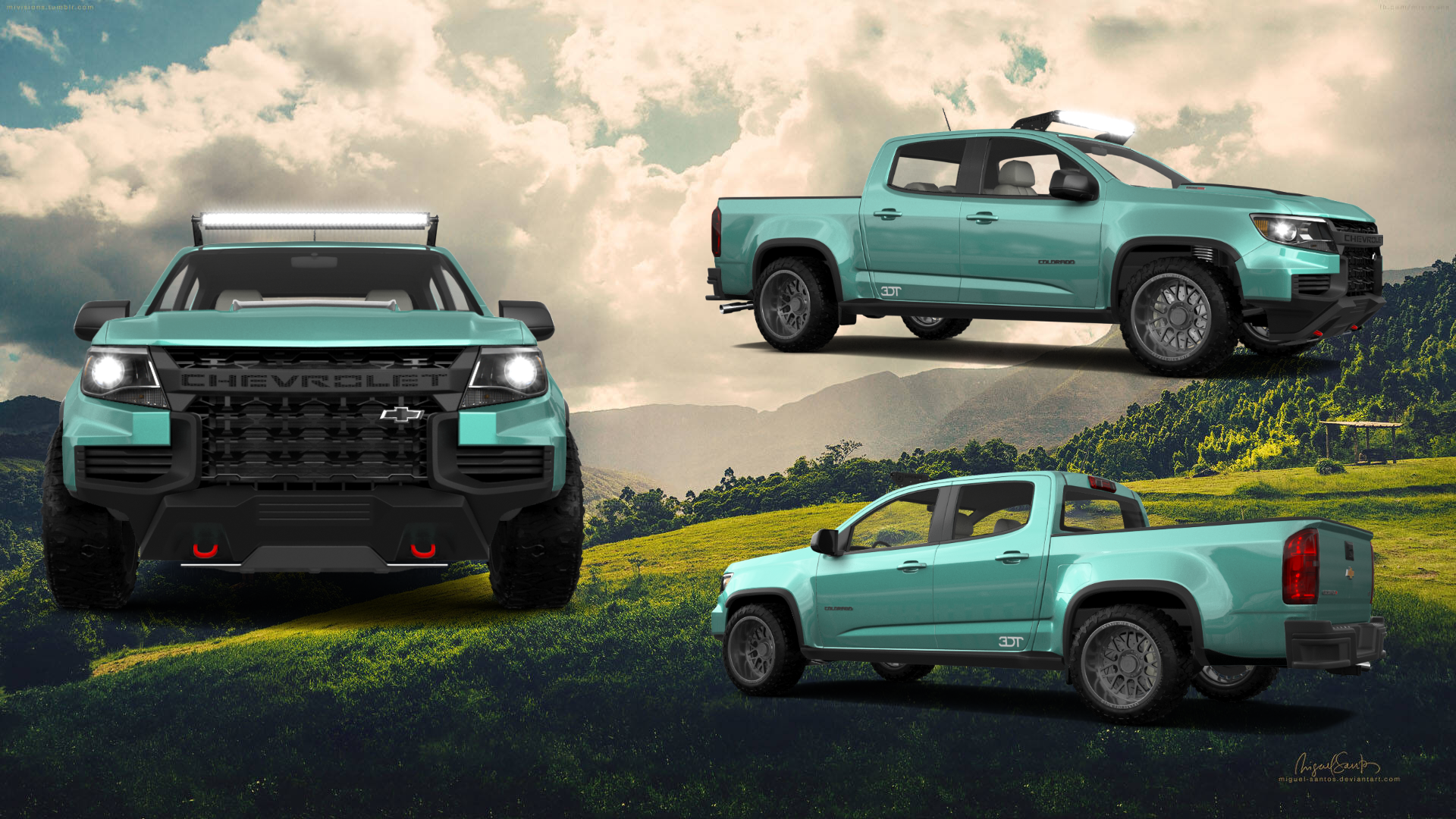 Chevrolet Colorado Crew Cab 4 Door pickup truck 2015