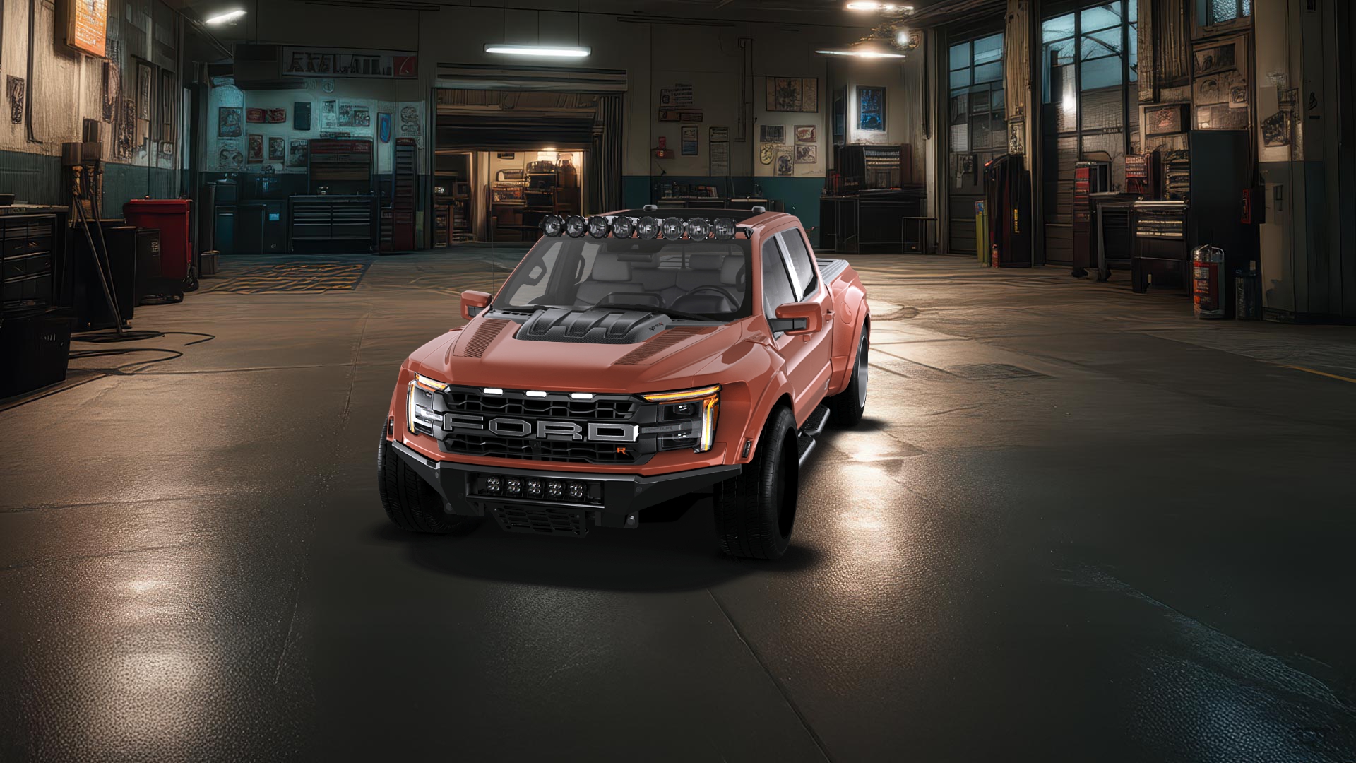 Ford F-150 Raptor 4 Door pickup truck 2024 tuning