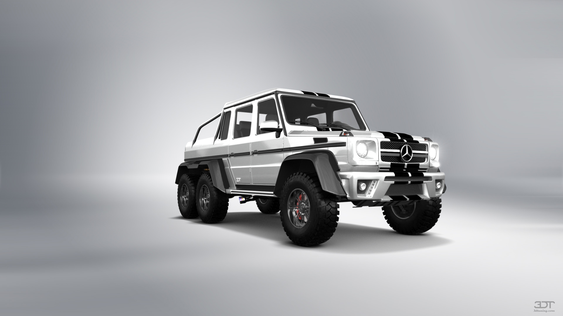 Mercedes G 63 AMG 6x6 4 Door pickup truck 2013 tuning