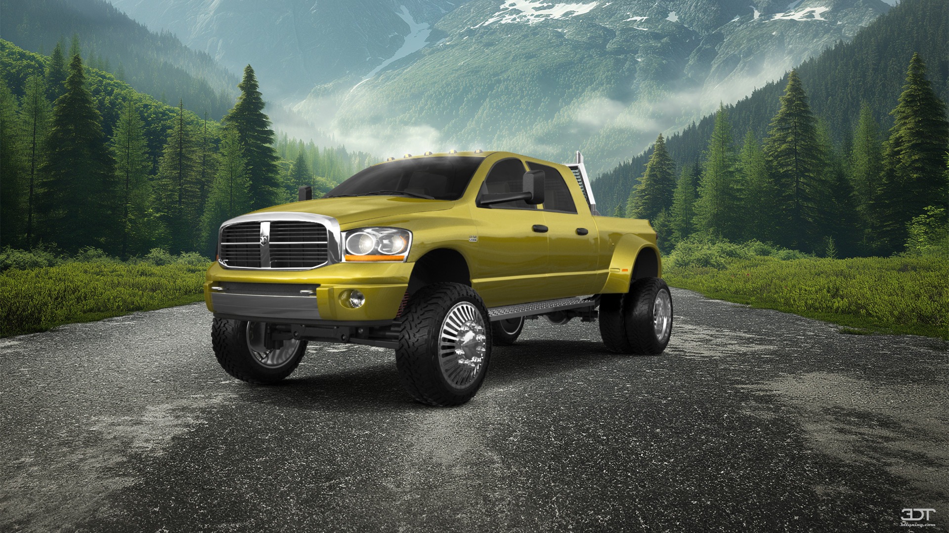 Dodge Ram 3500 Dually 4 Door pickup truck 2007